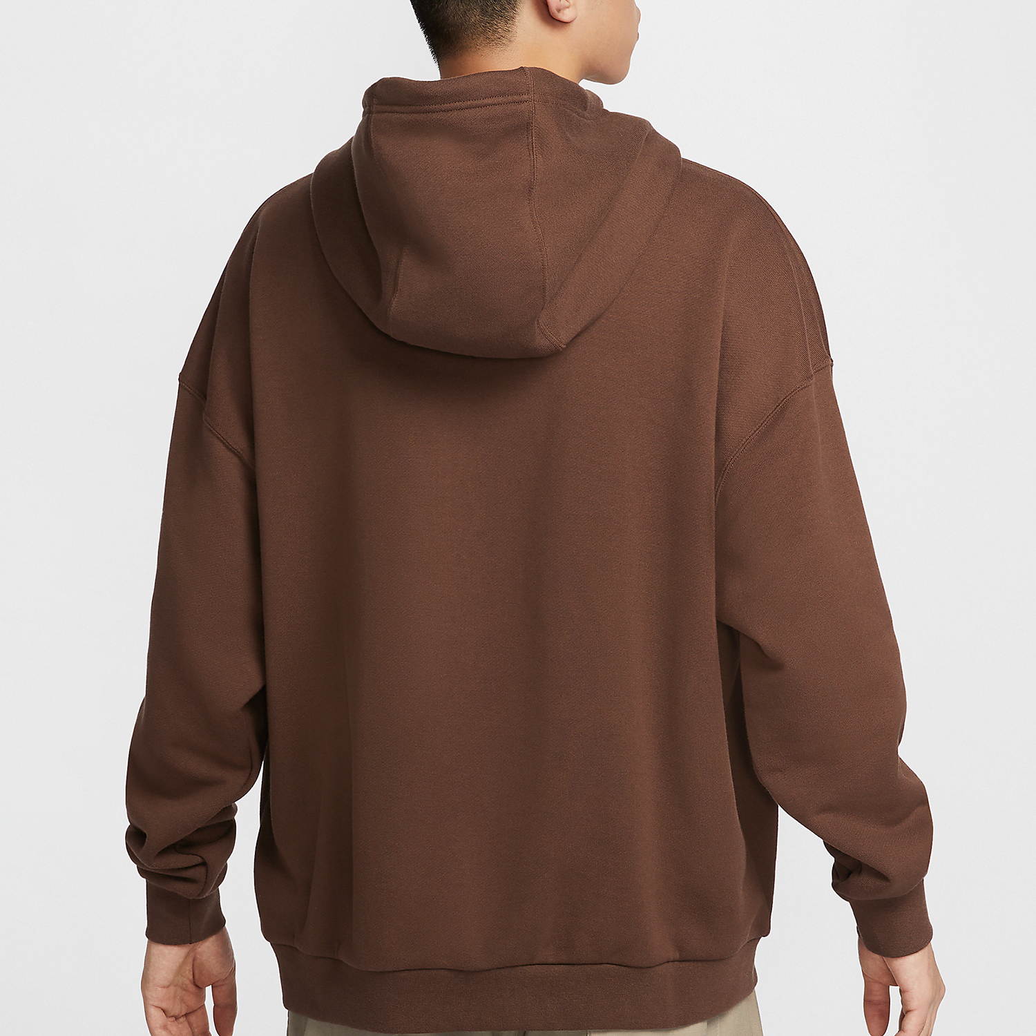 Nike Club Men's Oversize Windbreaker Hooded Knit Sweatshirt HQ4745-259