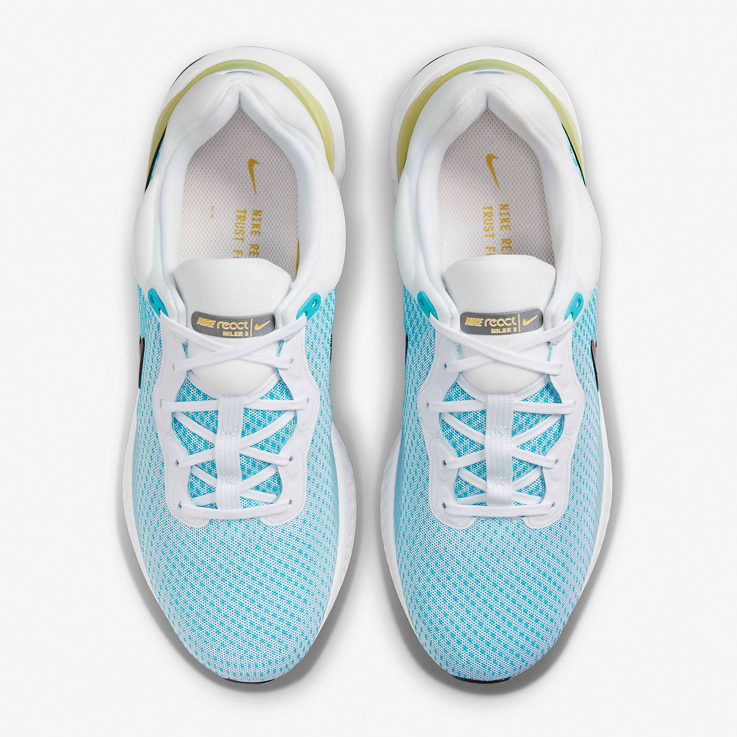 Nike React Miler 3 Men's Breathable Cushioned Running Shoes DD0490-100