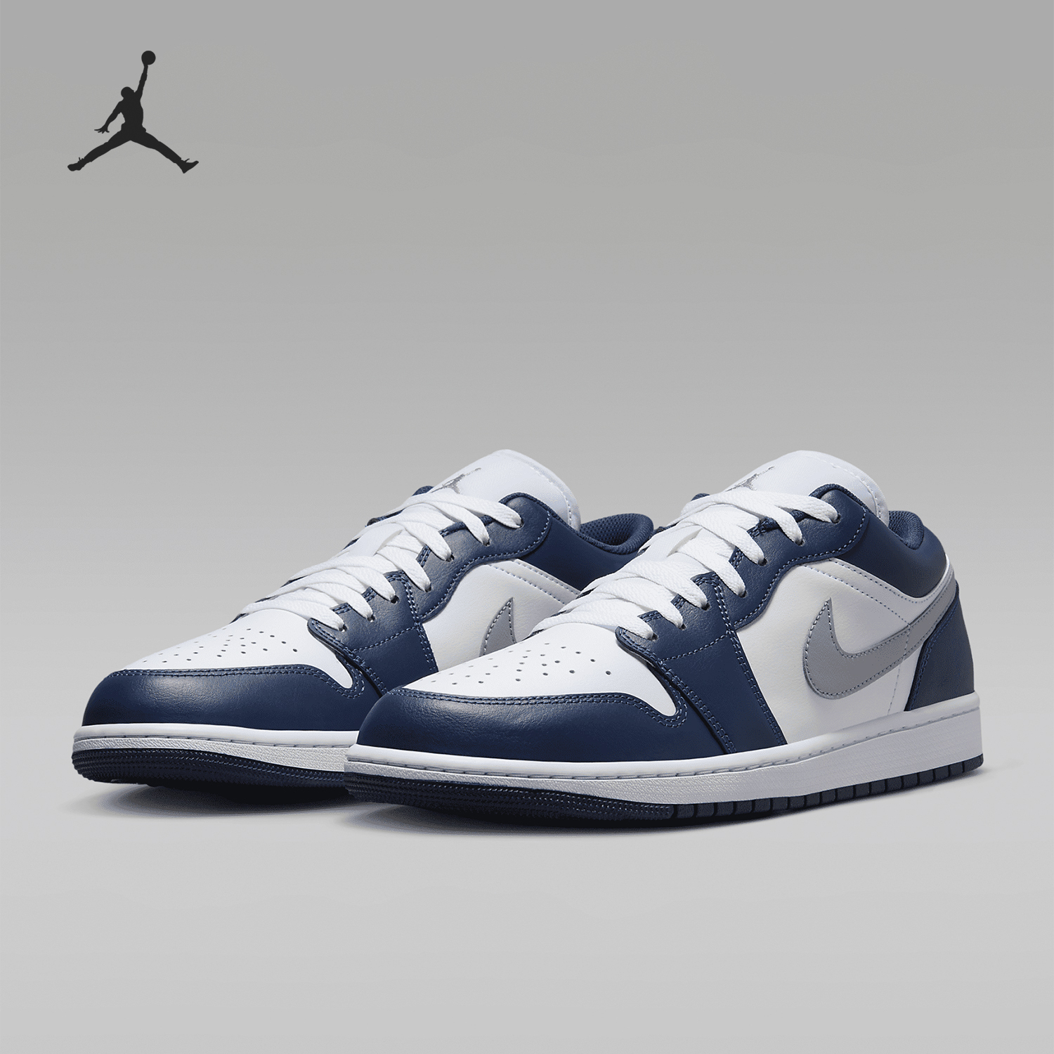 Nike Air Jordan 1 Low Men's Classic Sports Shoes 553558-141