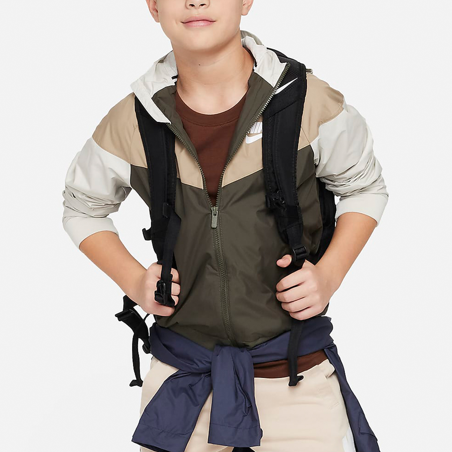 Nike Sportswear Windrunner Big Children's Woven Jacket FN8757-072