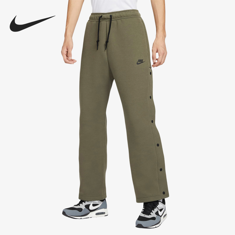 Nike New Winter Men's Fashion Loose Side Zip Sports Long Pants FB8015-222