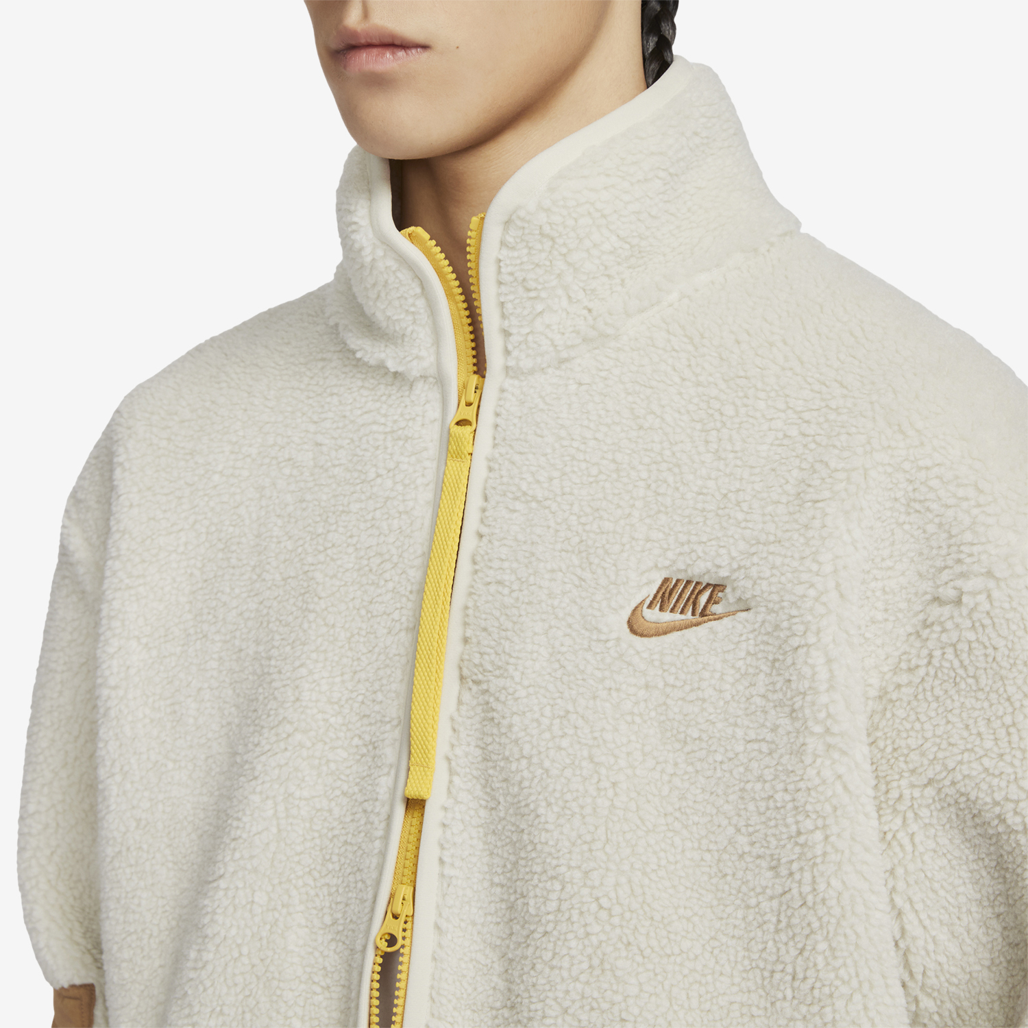 Nike JORDAN Men's Patchwork Fleece Lined Warm Jacket FV4022-072