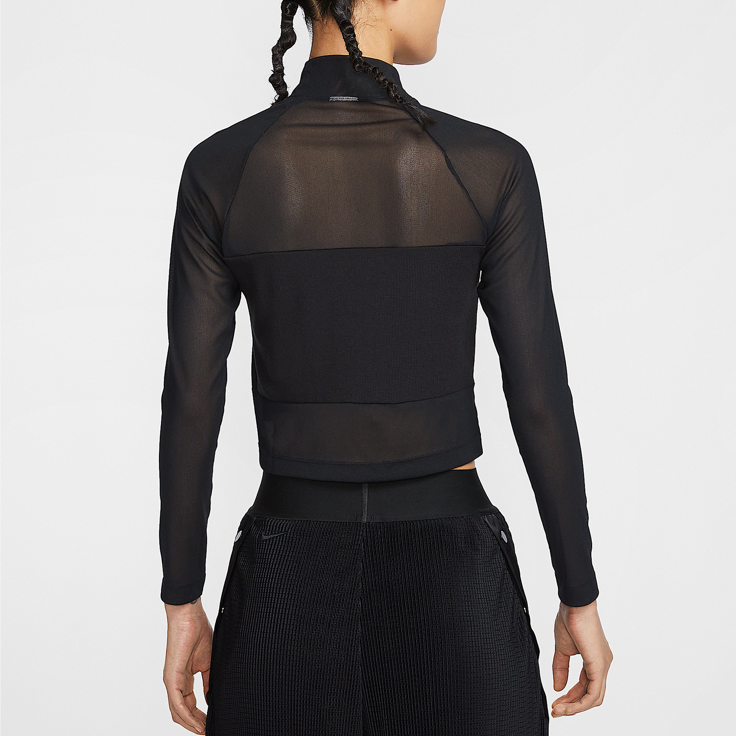 Nike Spring New Women's Short Knitted Breathable Fashion Long Sleeve IB0015-010