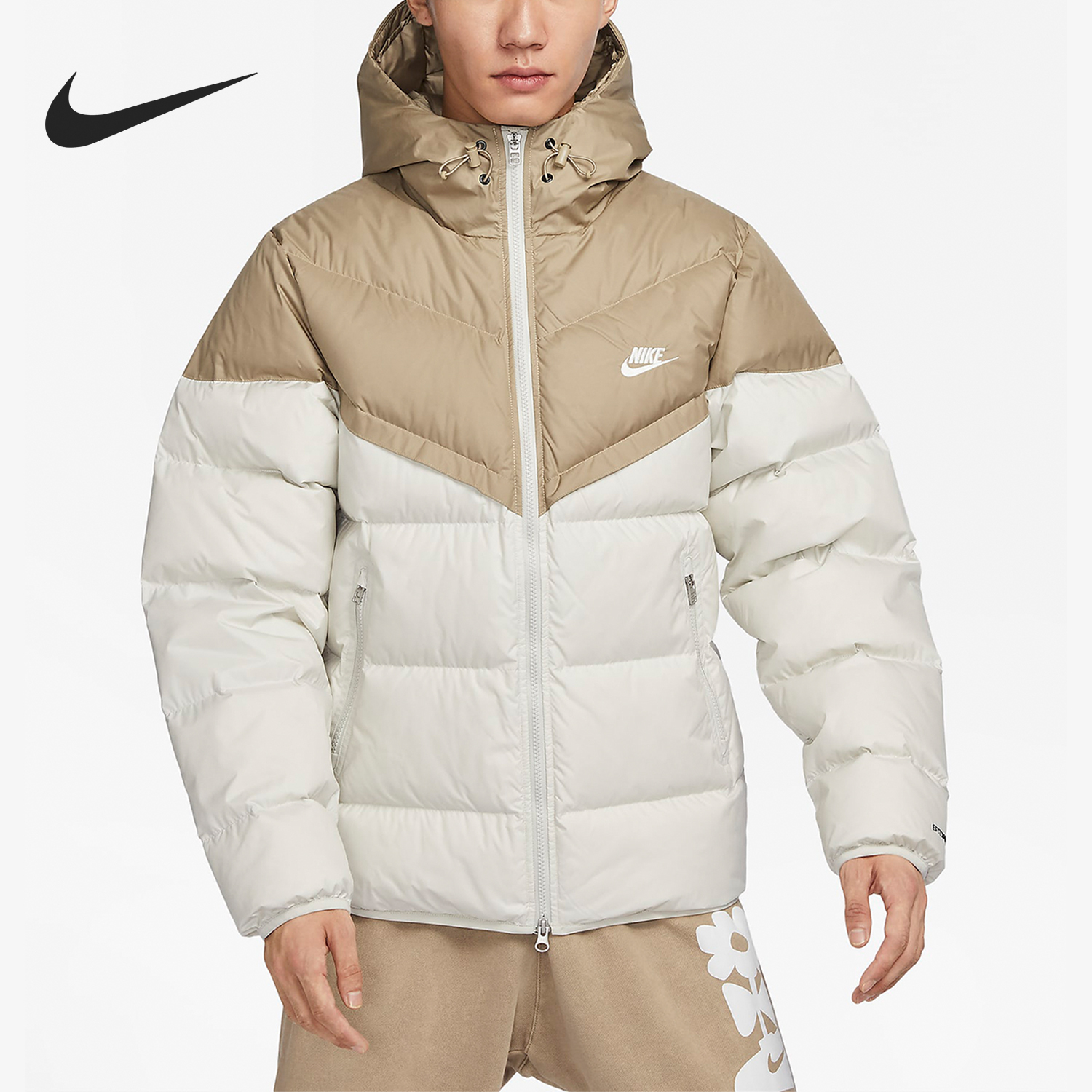 Nike New Season Men's Warm Hooded Leisure Down Jacket FB8178-247