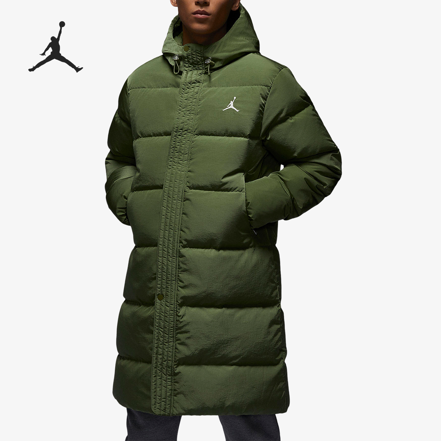 Nike JORDAN Men's Warm Mid-length Sports Down Jacket FB7314-340