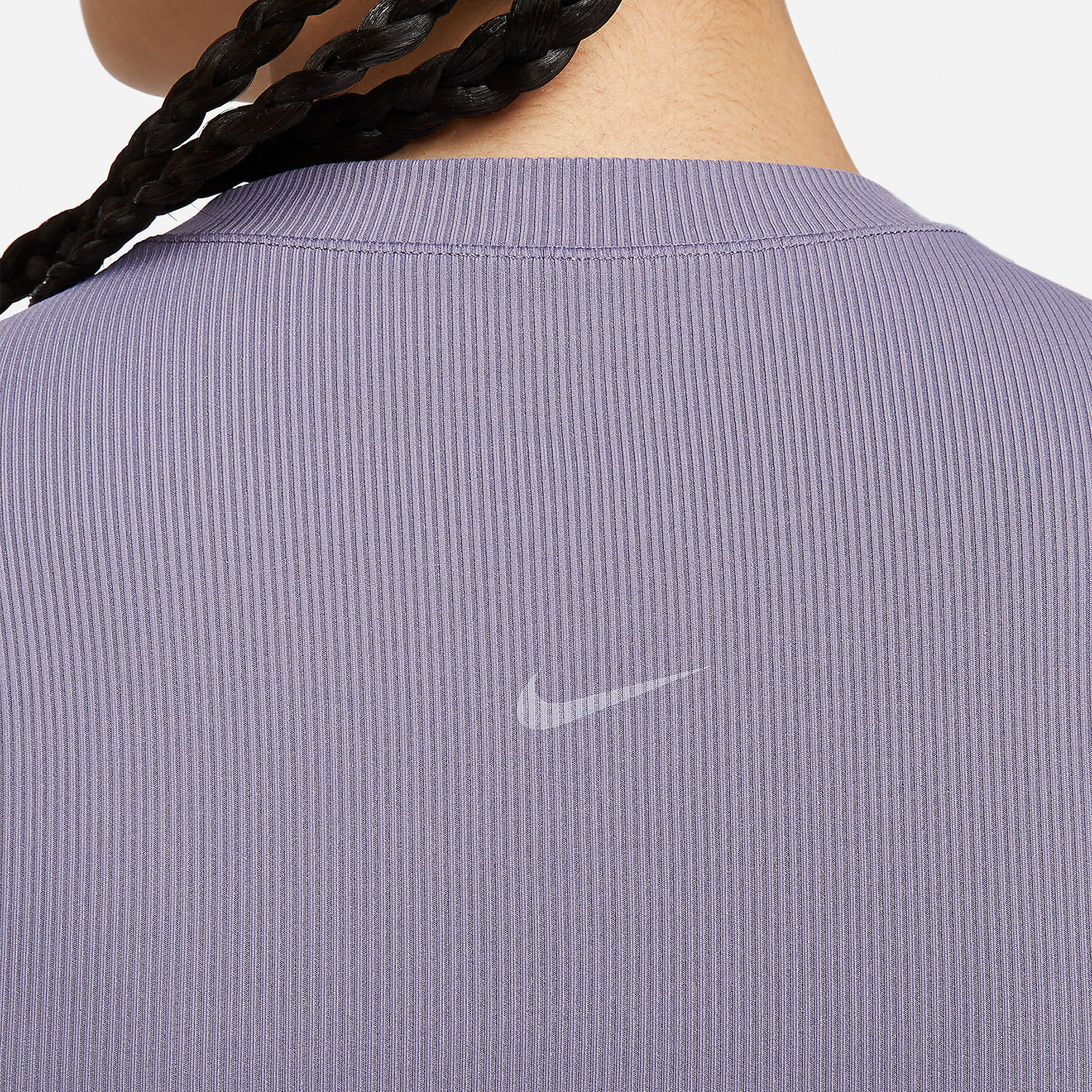 Nike New Women's Sports Ribbed Short Sleeve Top FN7468-509