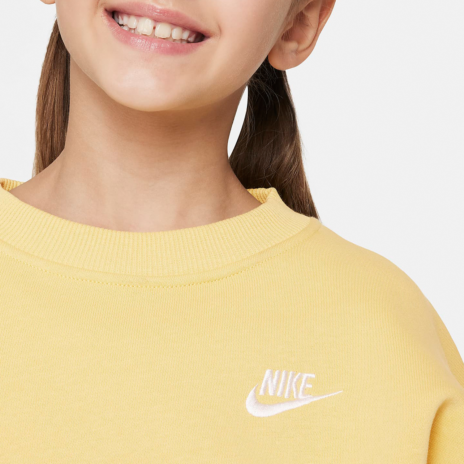 Nike Spring Kids' Round Neck Loose Fit Casual Sport Knit Hoodie FD2923-700