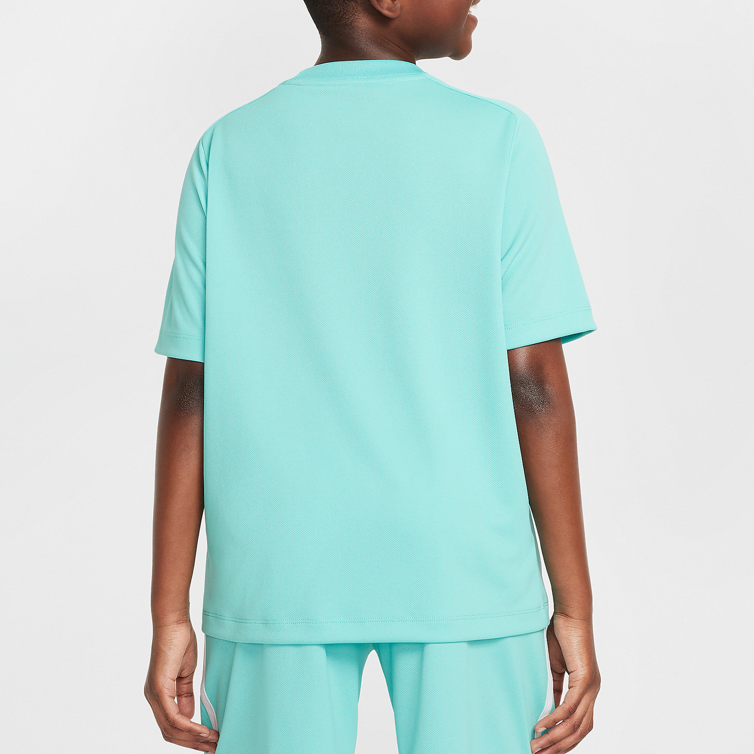 Nike New Big Kids' Comfortable Printed Training Sports Short Sleeve Shirt DX5386-300