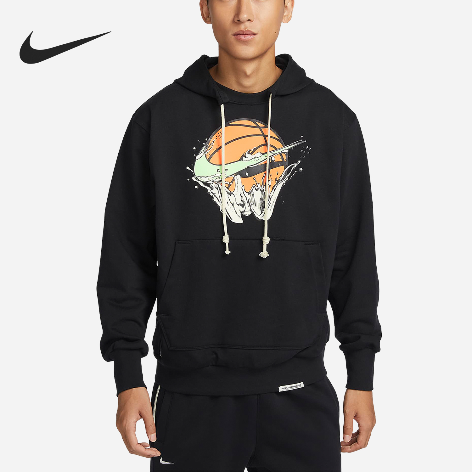 Nike New Season Men's Fashion Knitted Hooded Sports Sweatshirt FB7138-010