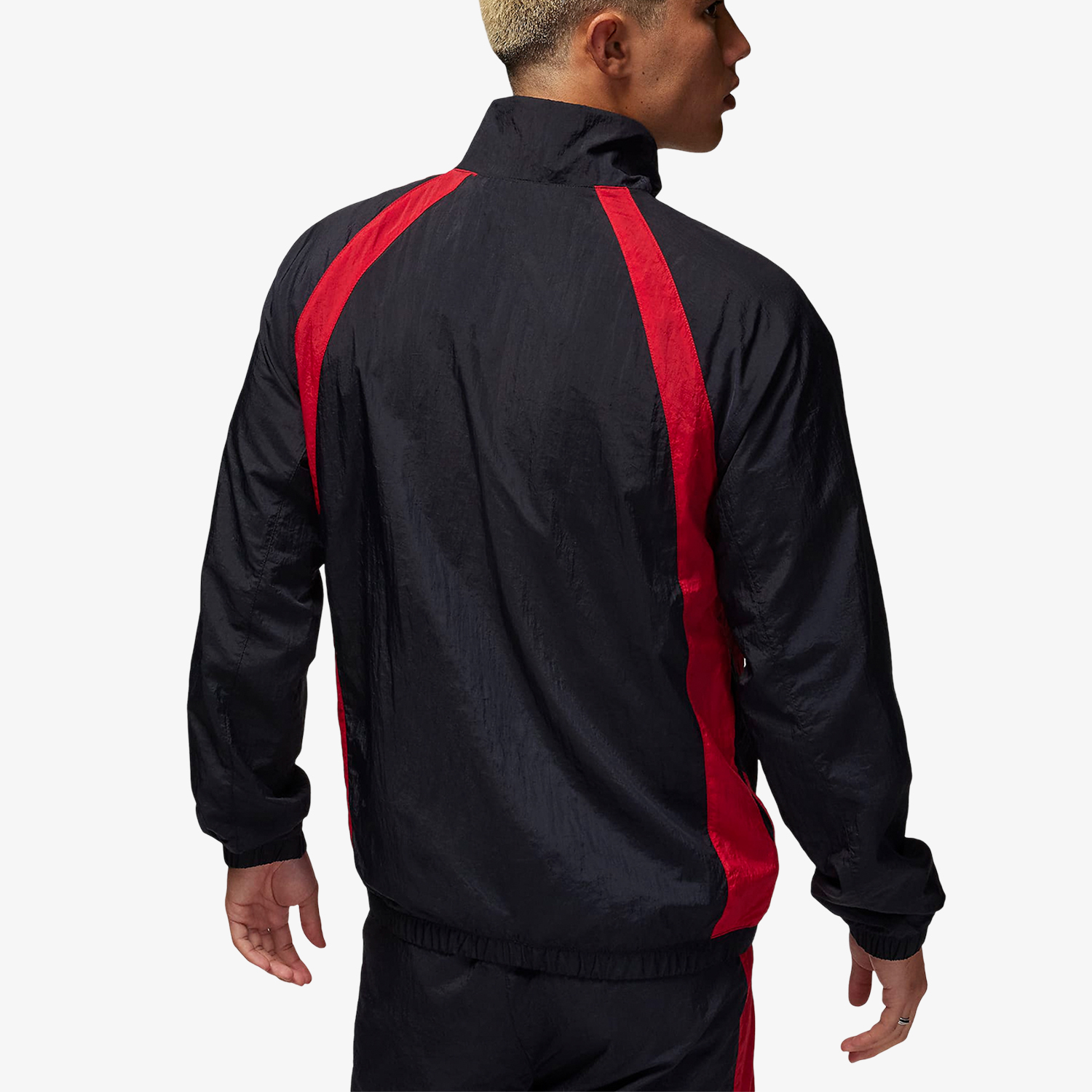 Nike JORDAN Men's Trendy Patchwork Woven Jacket DX9368-013