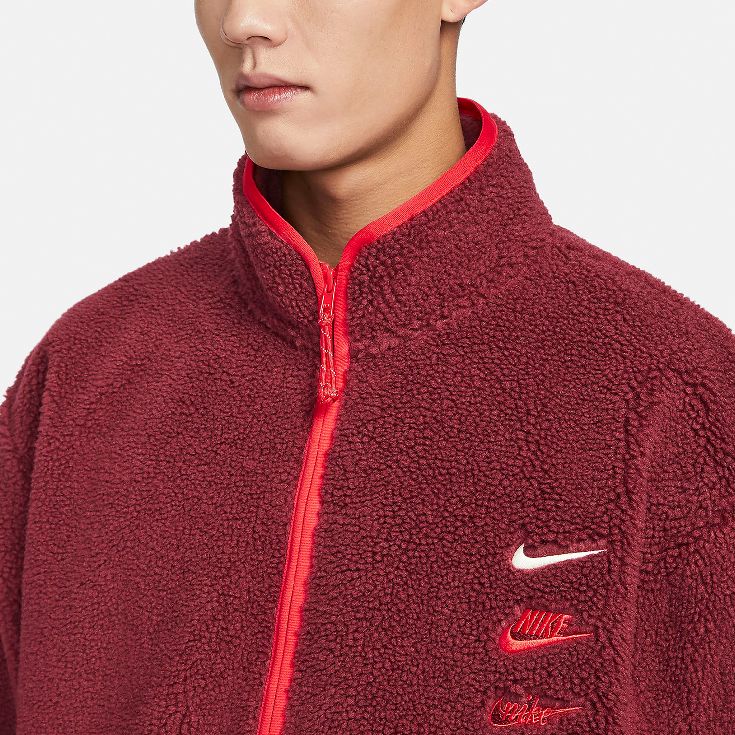 Nike Sportswear Dragon Year Men's Faux Sheepskin Jacket FZ6194-677