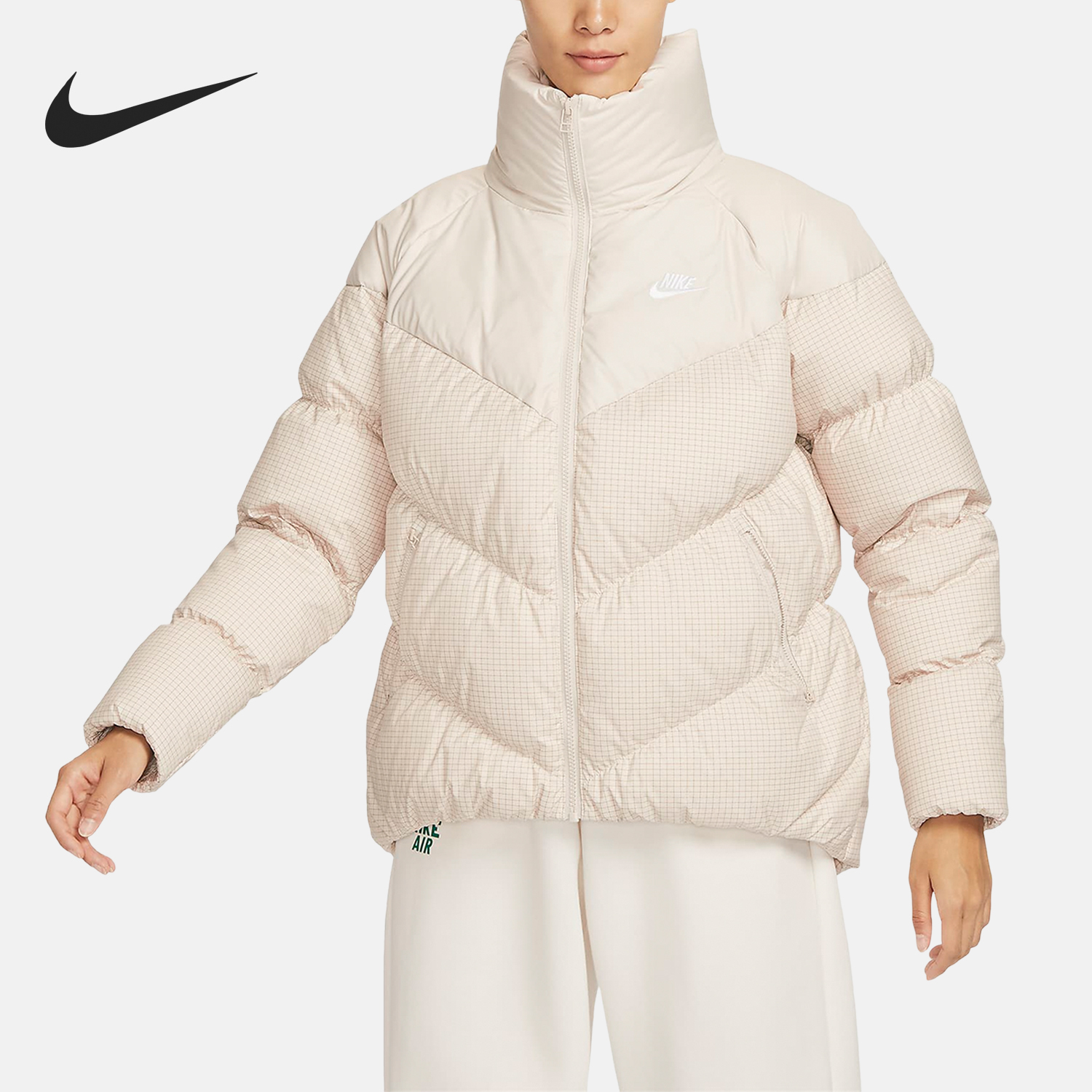 Nike Winter Women's Windproof and Warm Loose Sports Down Jacket FD8212-104