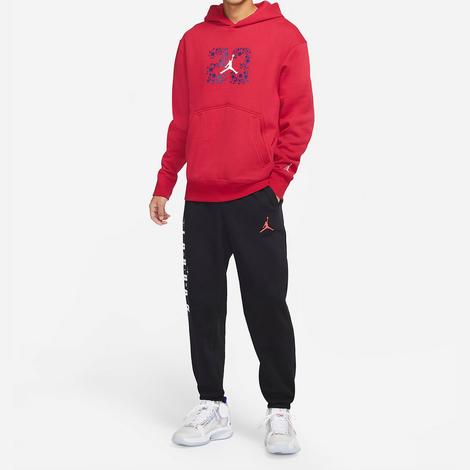 Nike JORDAN Men's Velvet Hooded Basketball Sweatshirt DJ0220-652