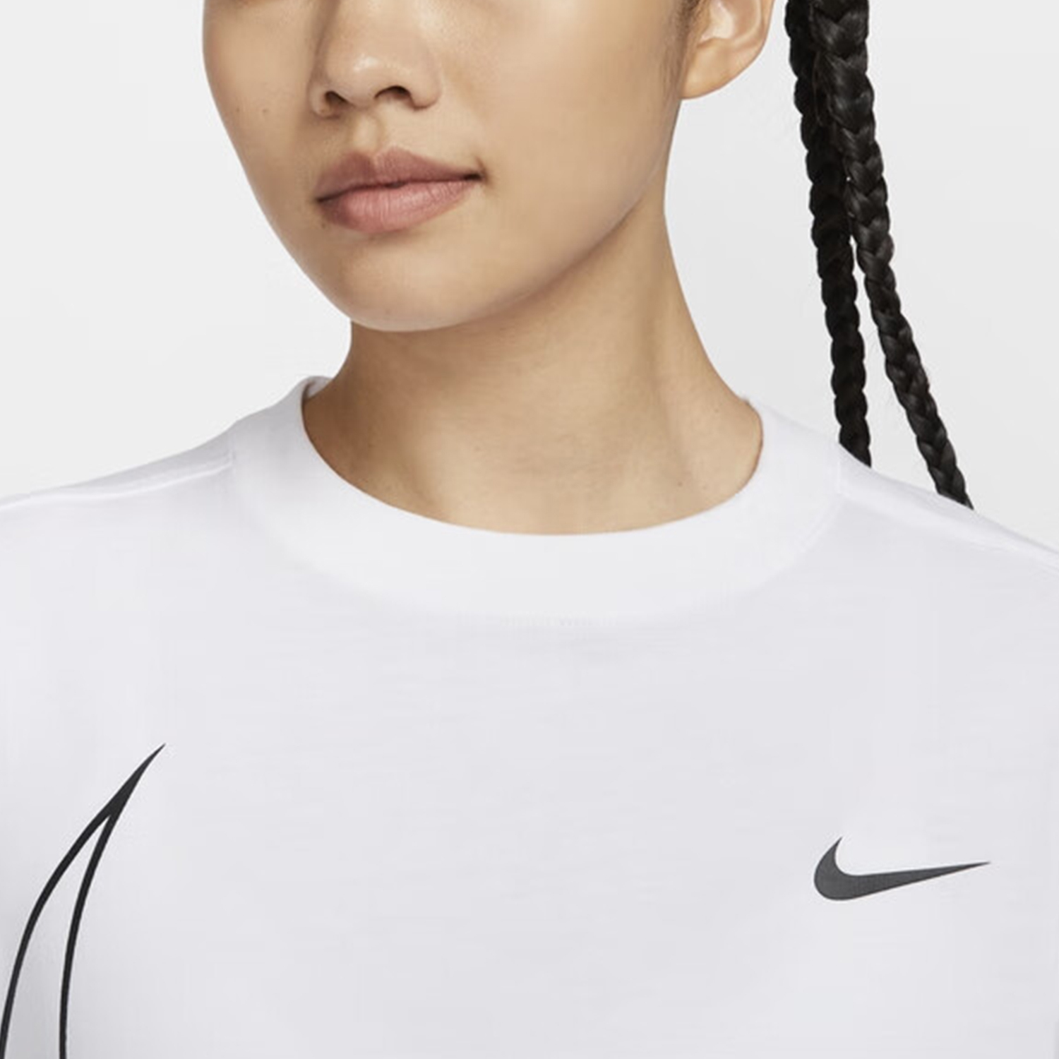 Nike New Season Women's Loose Casual Sports Knit Short Sleeve HQ1581-100