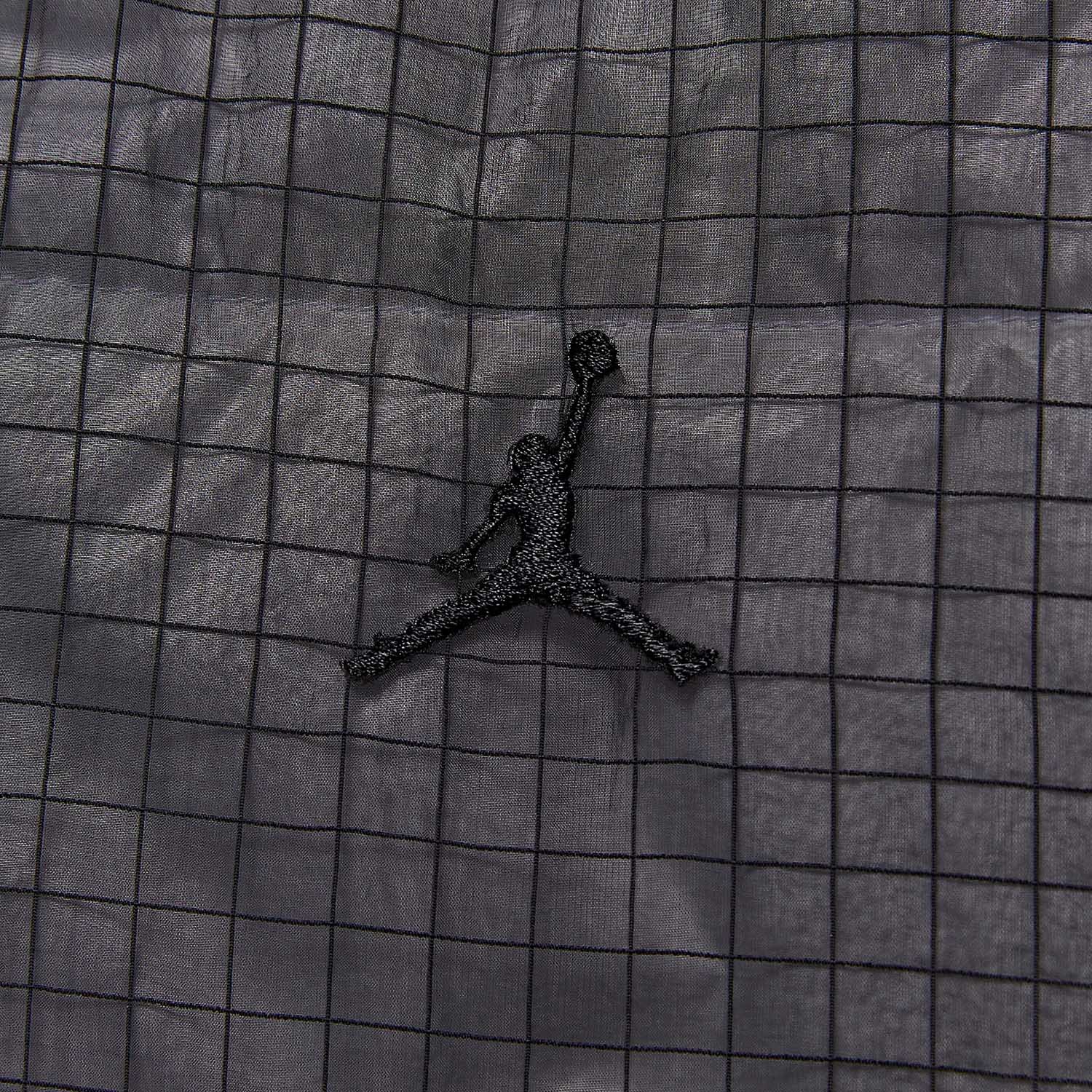 Nike JORDAN Men's Plaid Fleece Lined Warm Stand Collar Cotton Jacket HQ8786-010
