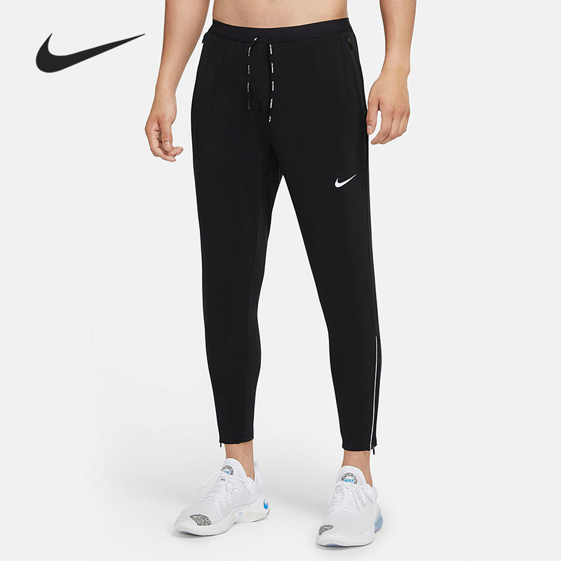 Nike Men's Lightweight Breathable Reflective Woven Fashion Running Trousers CU5513-010