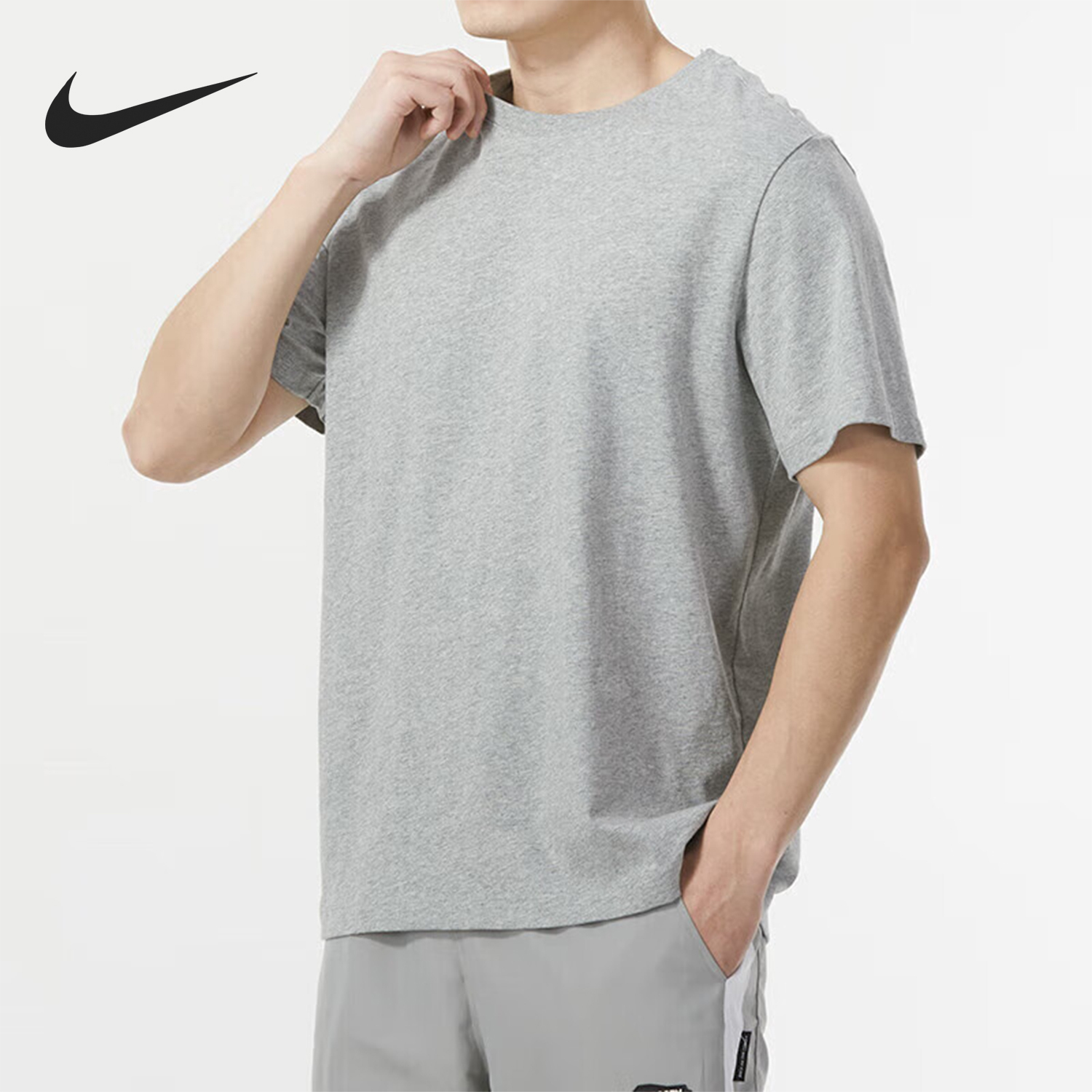 Nike summer new men's simple casual round neck sports short sleeved CZ6367-063