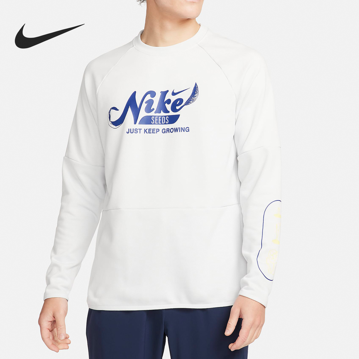 Nike Spring New Men's Sports Casual Knit Round Neck Sweatshirt FN3290-025