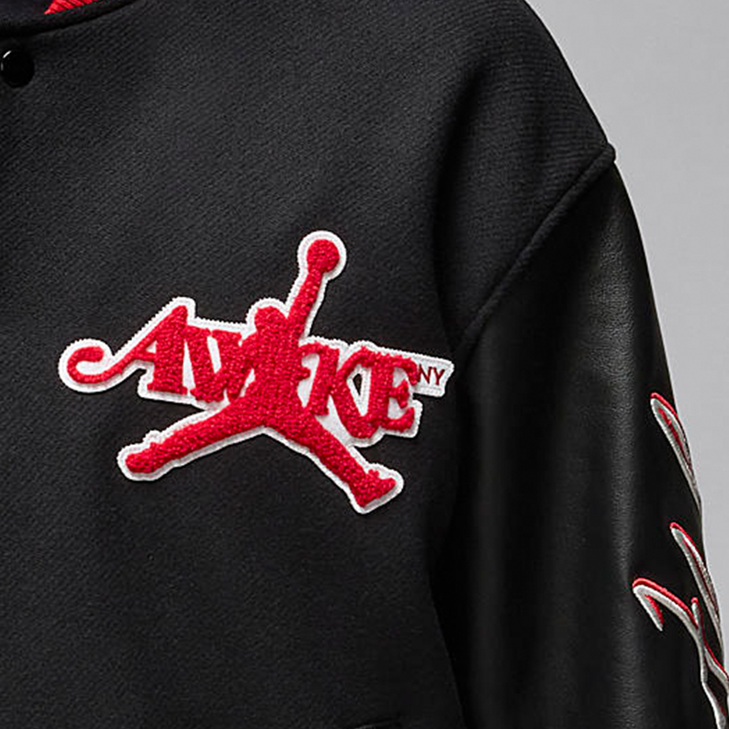 Nike Jordan × Awake NY Men's Casual Baseball Jacket FQ5440-657