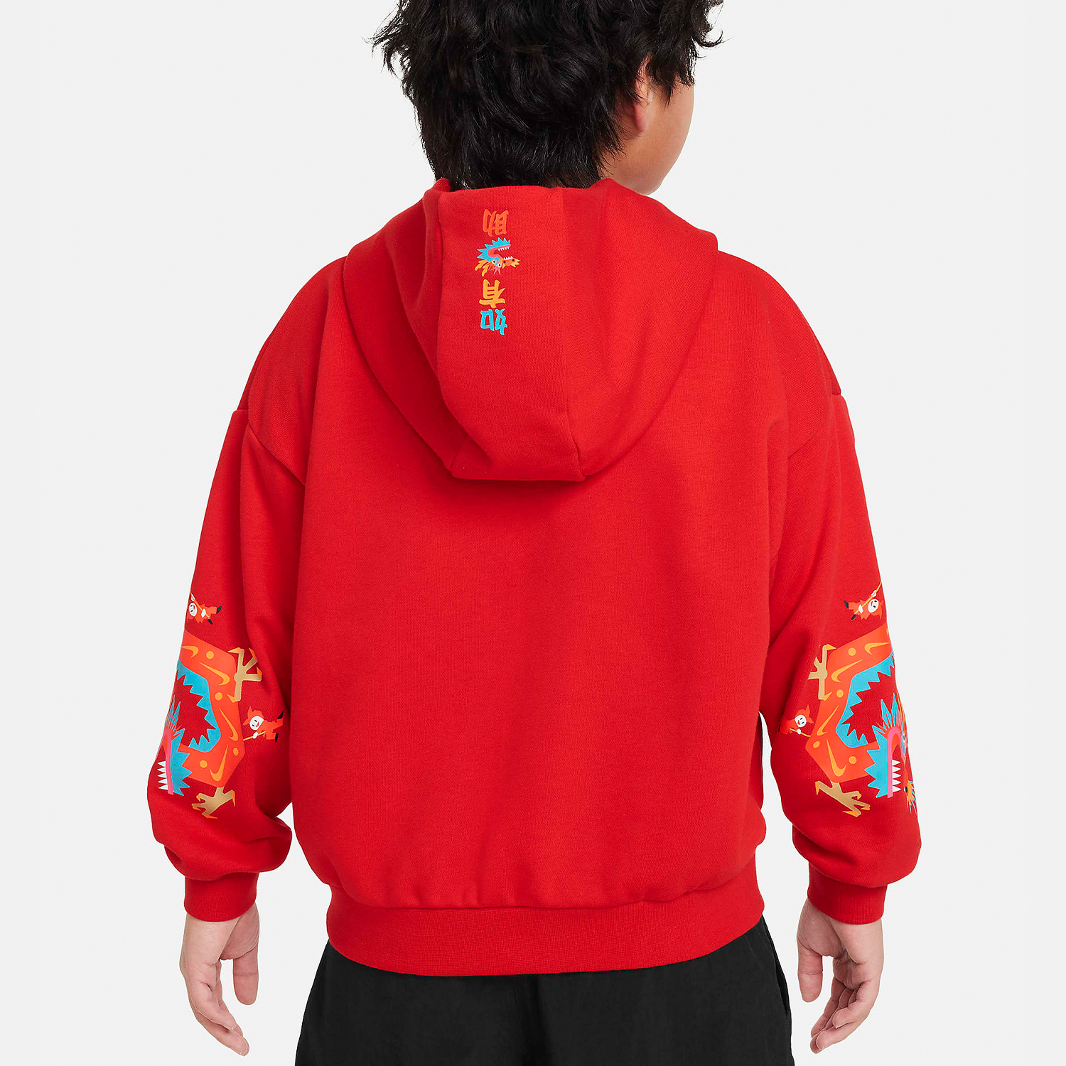Nike Spring New Big Kids Knitted Hooded Casual Sports Hoodie FZ6404-657