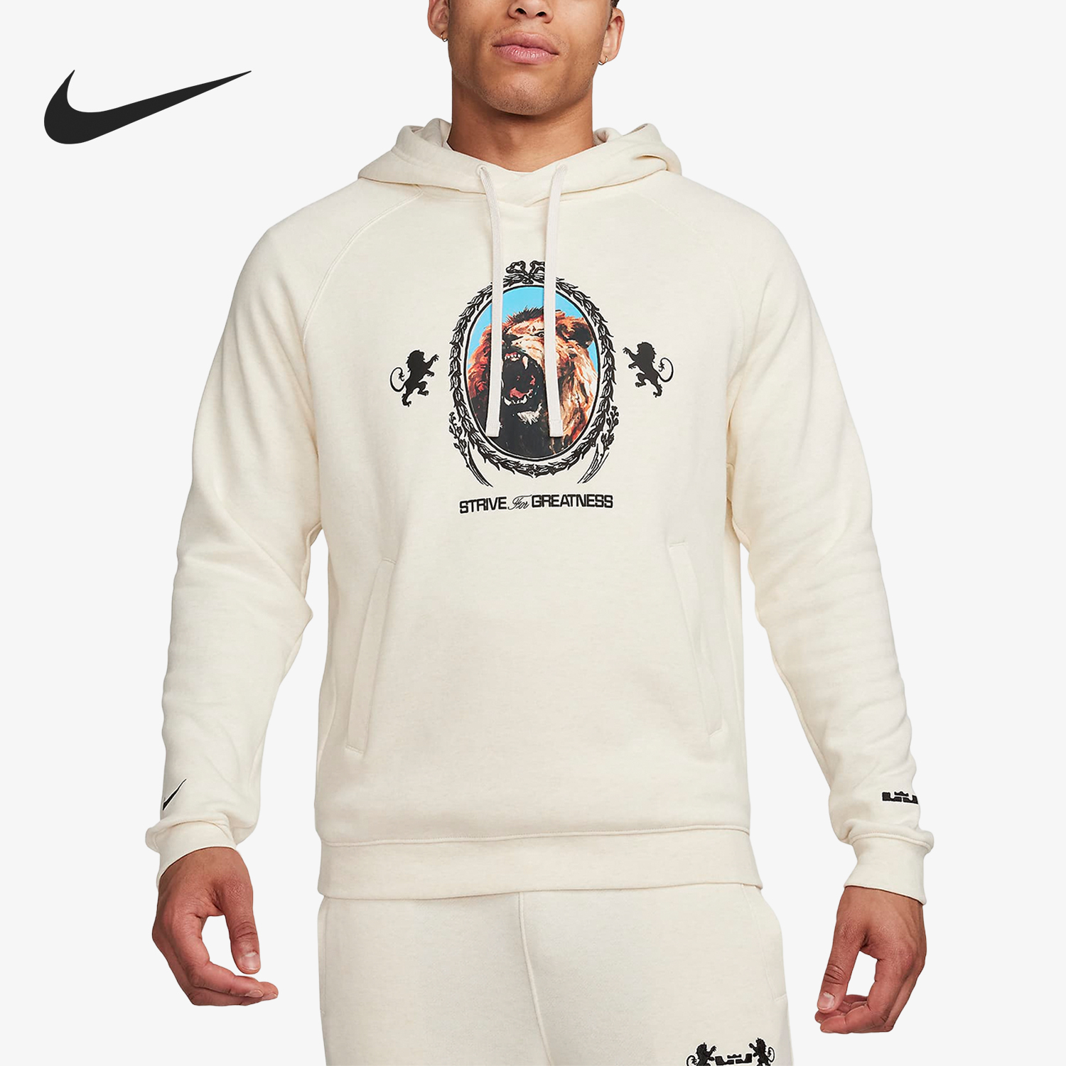 Nike Winter Men's Fleece Lined Breathable Casual Hooded Sweatshirt FB7124-027