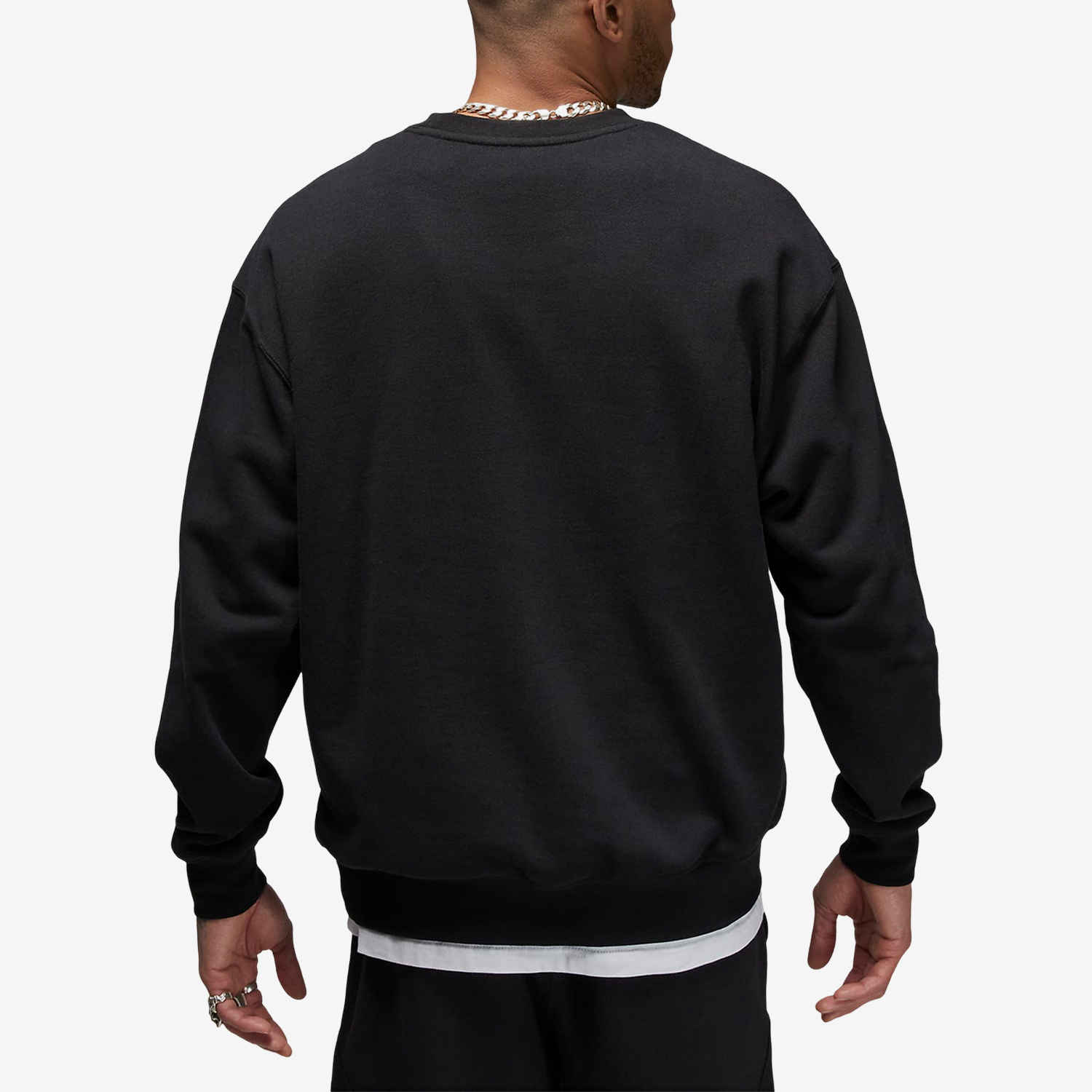 Nike Jordan Men's Casual Slim Fleece Warm Round Neck Sports Sweatshirt FB6935-010