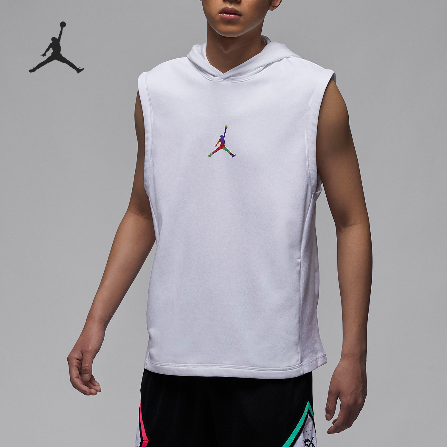 Nike JORDAN New Season Men's Casual Hooded Sleeveless Sweatshirt HF6591-100