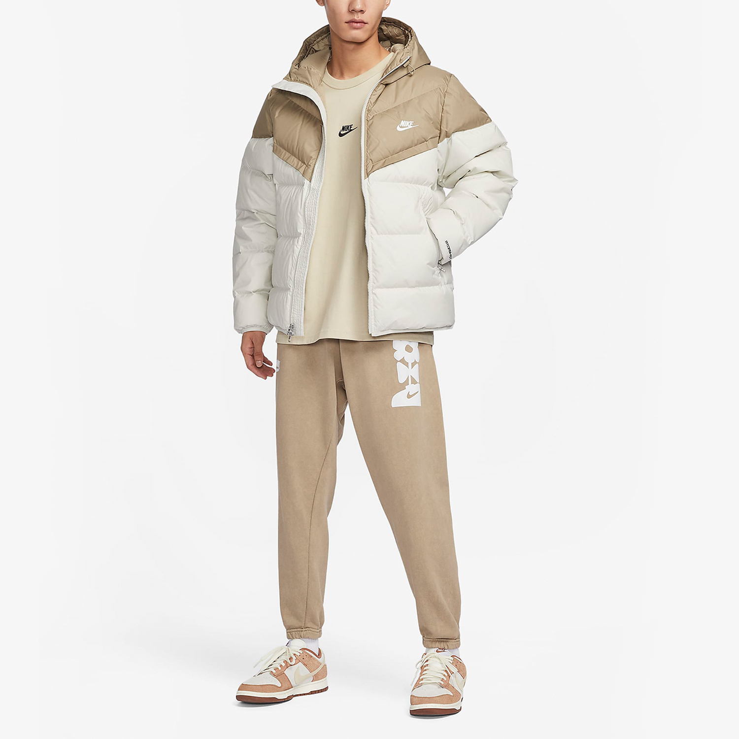 Nike New Season Men's Warm Hooded Leisure Down Jacket FB8178-247