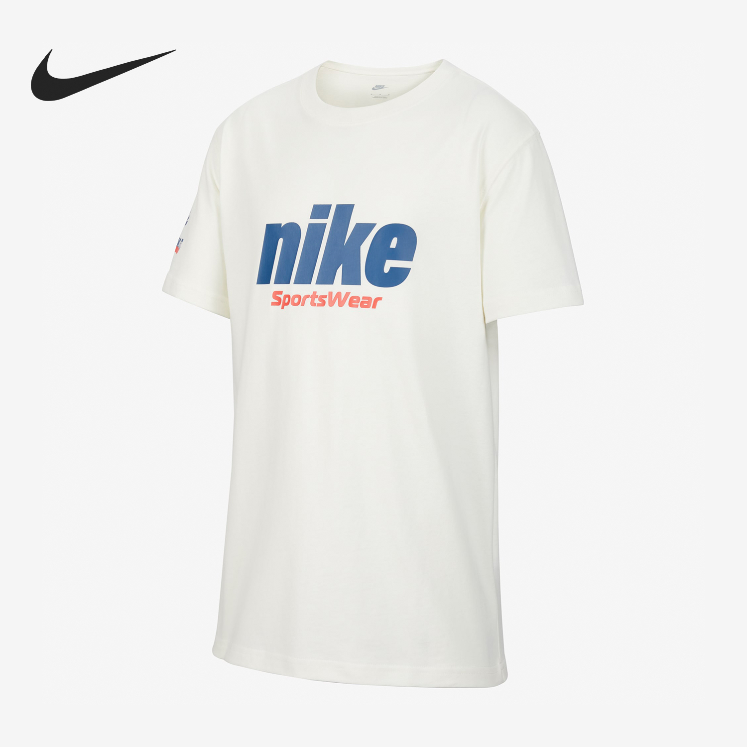 Nike Fashion Big Kids Soft and Breathable Round Neck Short Sleeve T-Shirt HQ1565-133