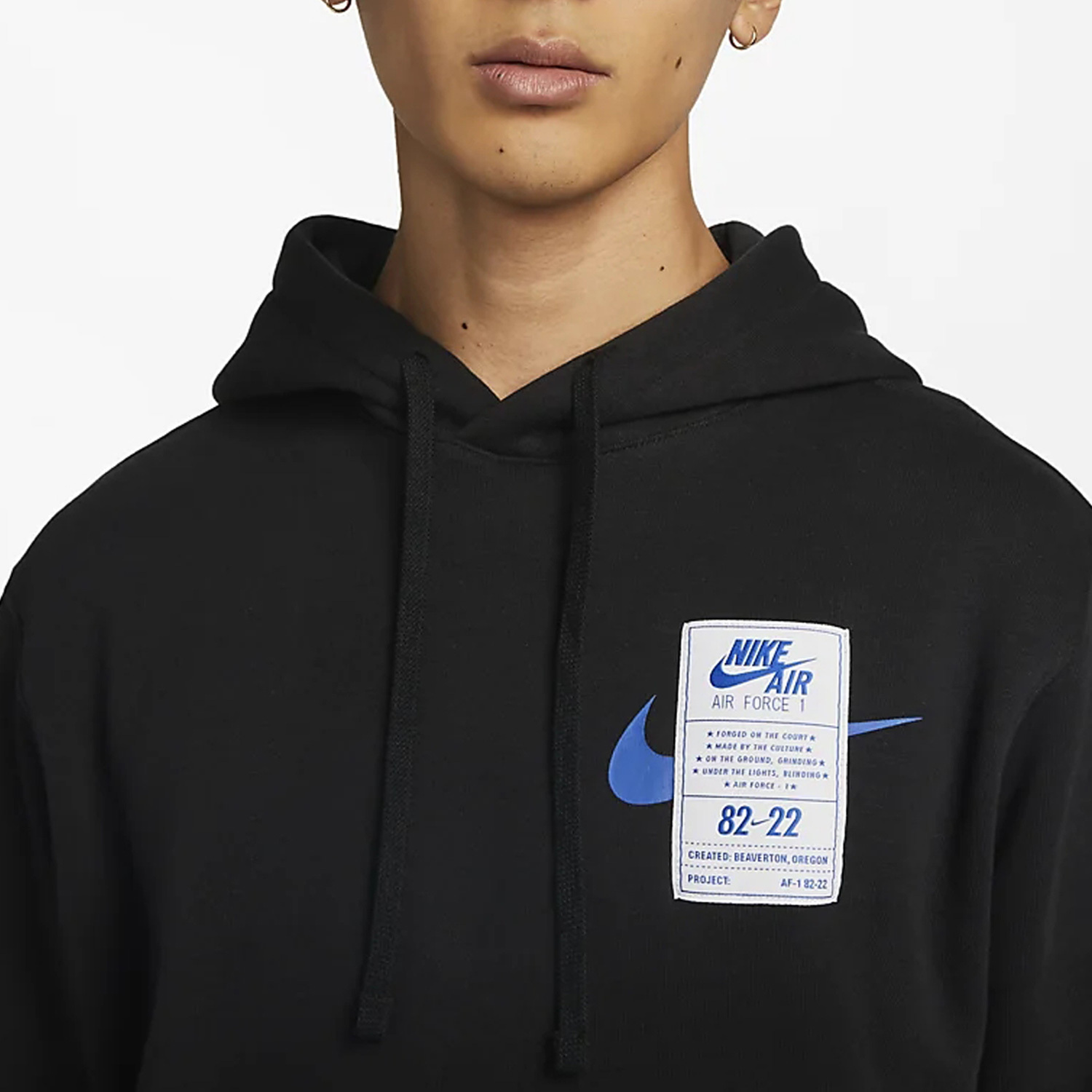 Nike autumn and winter new men's sports fleece warm hooded sweatshirt DX1084-010