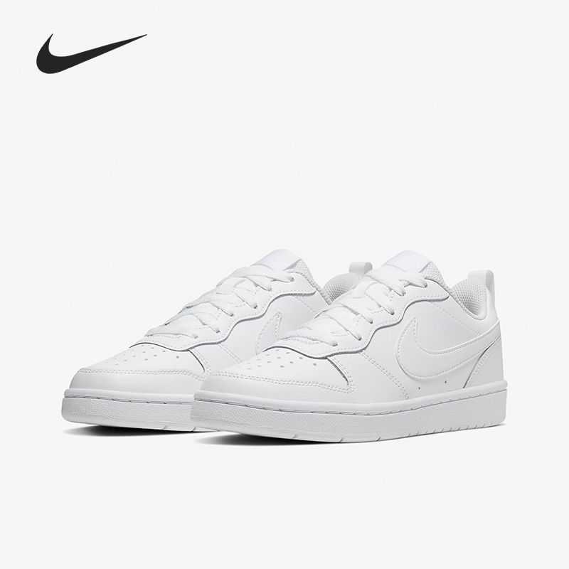 Nike COURT BOROUGH LOW 2 Women's GS Big Girl Board Shoes BQ5448-100