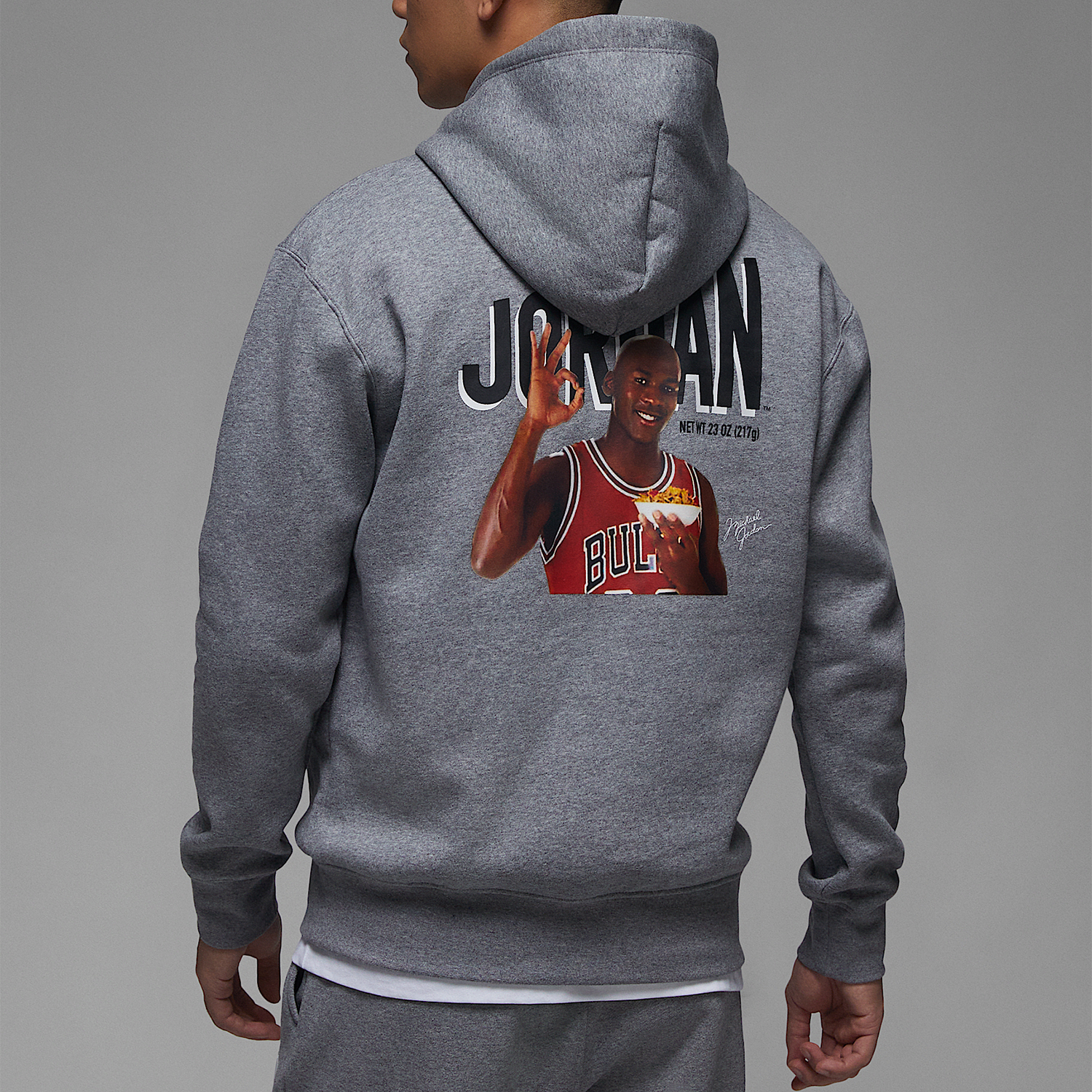 Nike JORDAN Men's Hooded Fleece Long Sleeve Sweatshirt DV7593-091