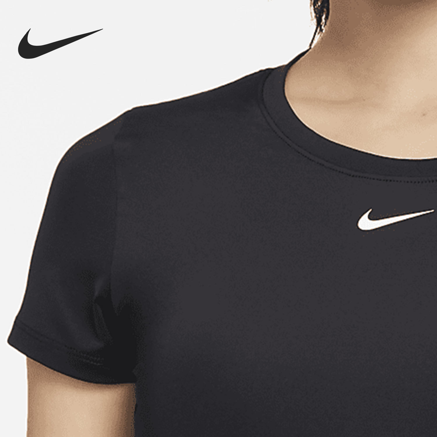 Nike New Season Women's Casual Round Neck Breathable Short Sleeve Sports Shirt DD0627-010