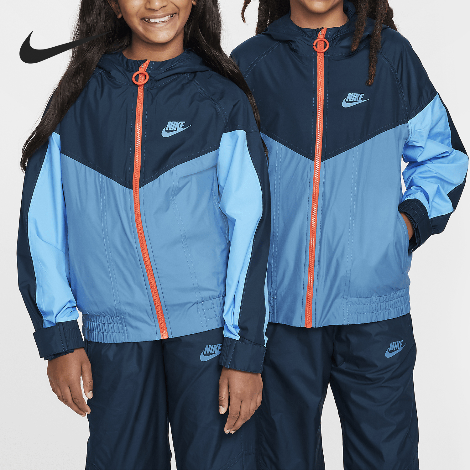Nike New Season Big Kids' Sports Patchwork Casual Jacket HF1408-478