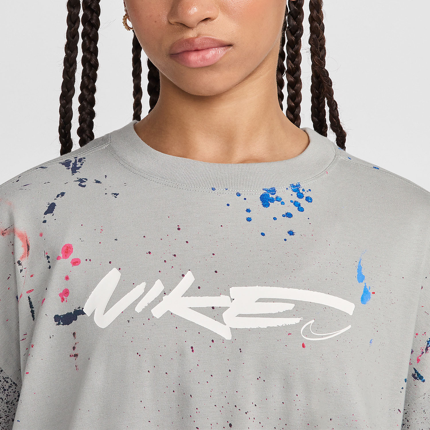 Nike New Season Women's Round Neck Simple Breathable Short Sleeve T-Shirt FZ0284-042