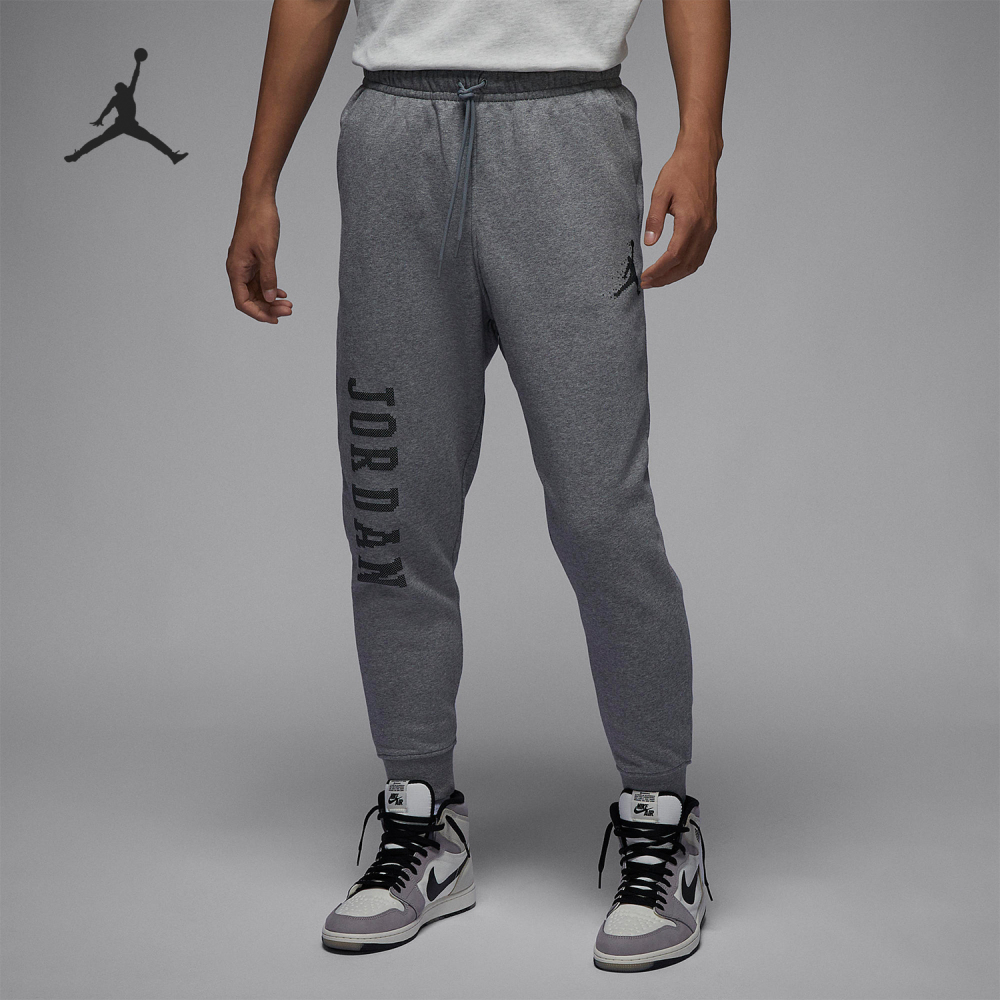 Nike Jordan Men's Laced Classic Breathable Fleece Long Pants FD7468-091