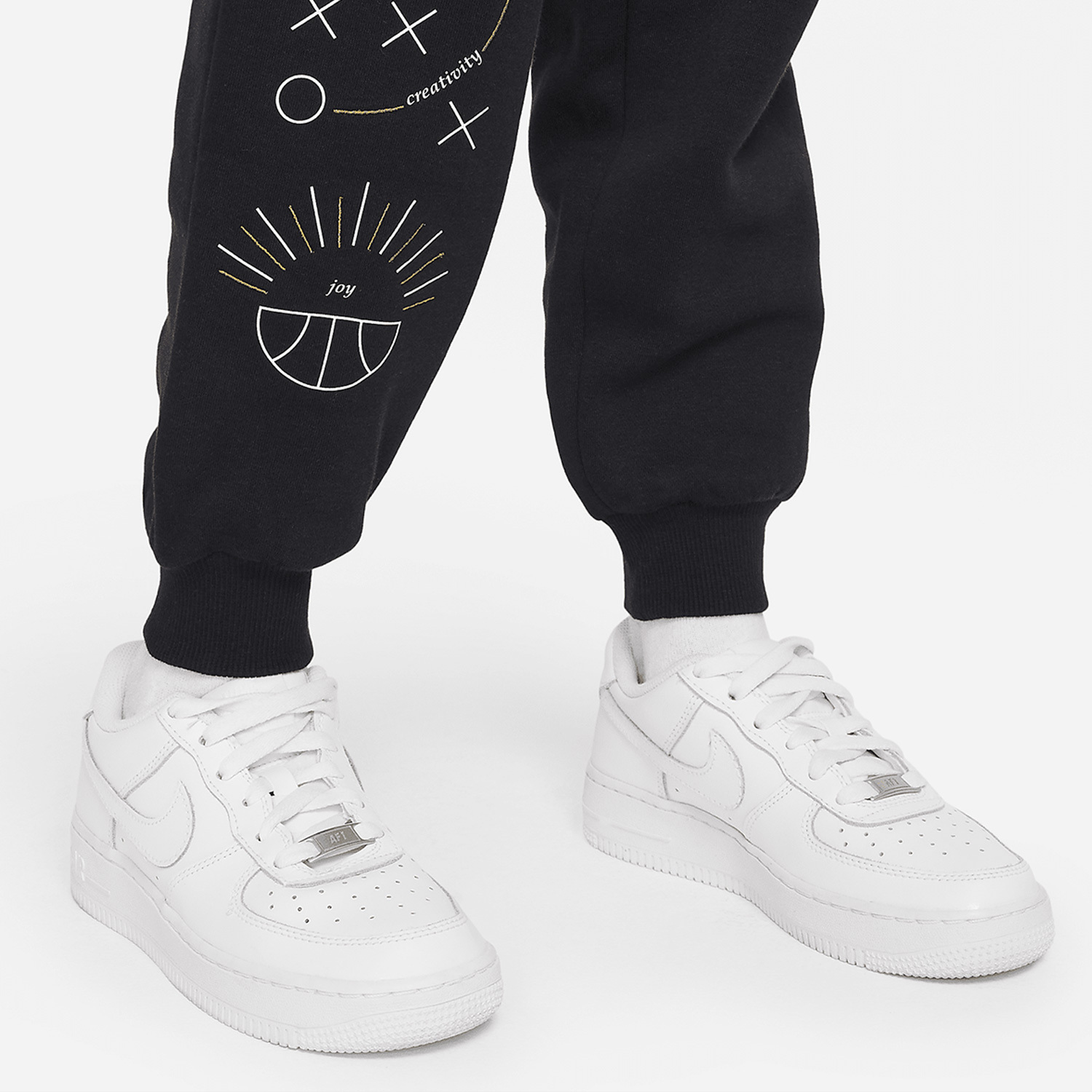 Nike's new children's fashionable, simple, breathable running sports and leisure pants FD4016-010