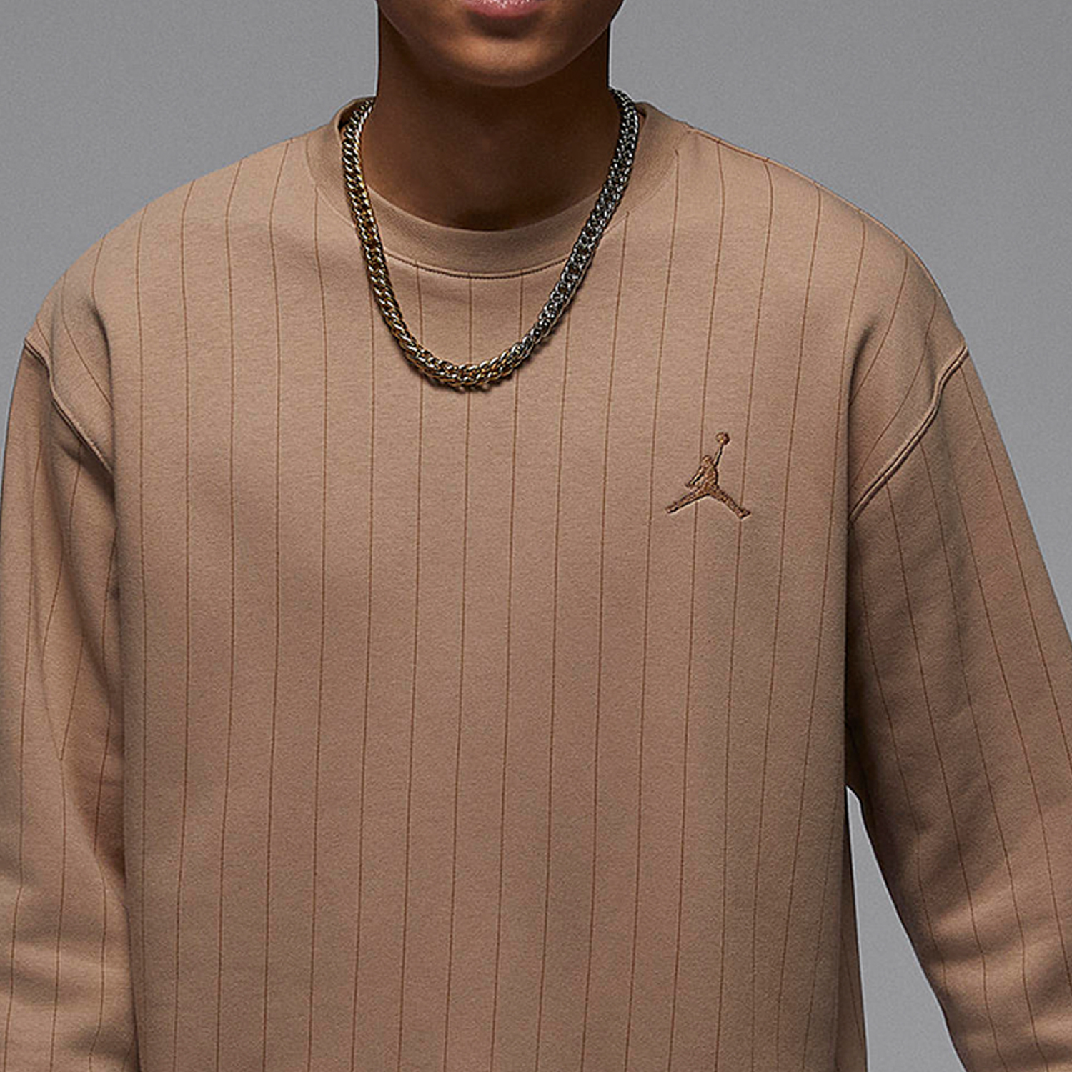 Nike New Men's Sports Casual Fleece Round Neck Pullover Sweatshirt FN6355-244