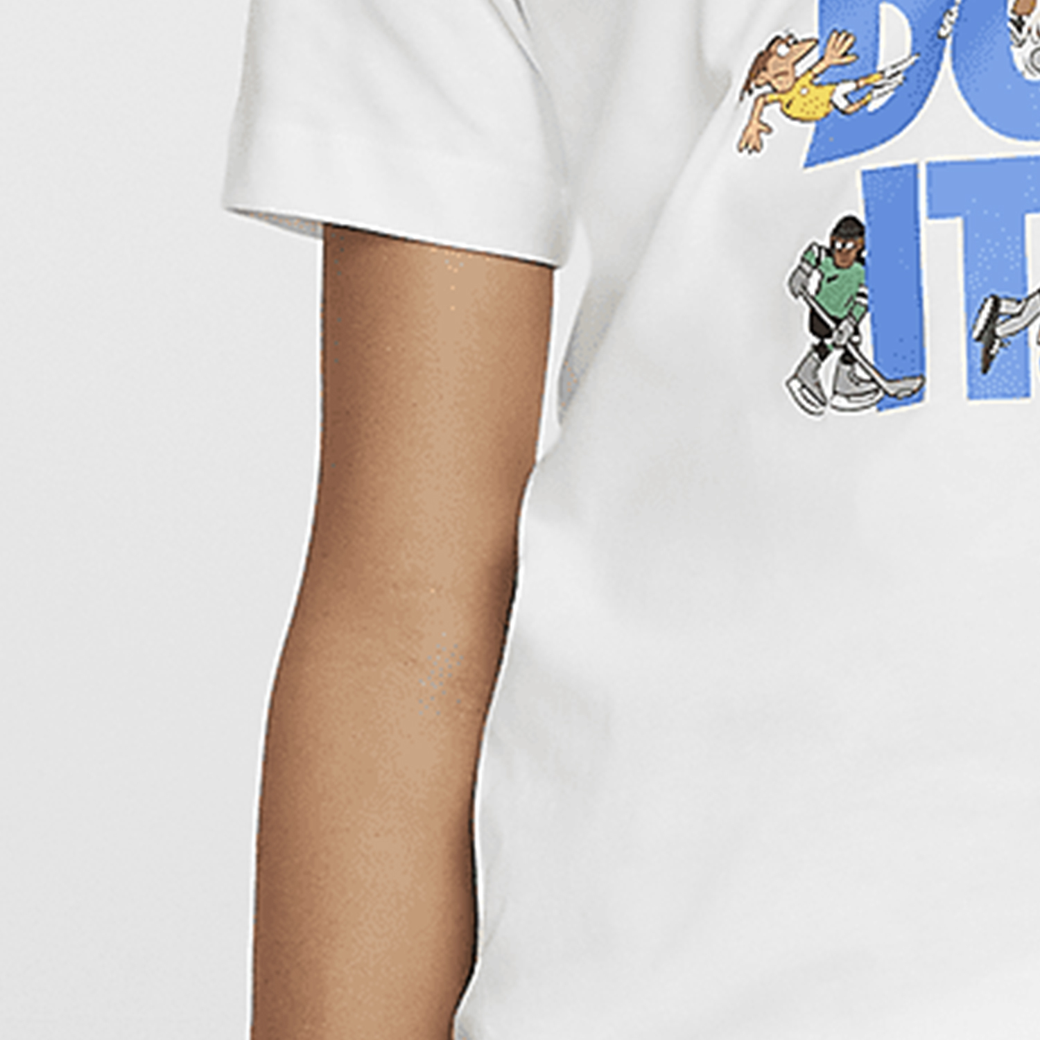 Nike Sportswear Big Kids New Round Neck Easy Leisure T-Shirt FN9667-100