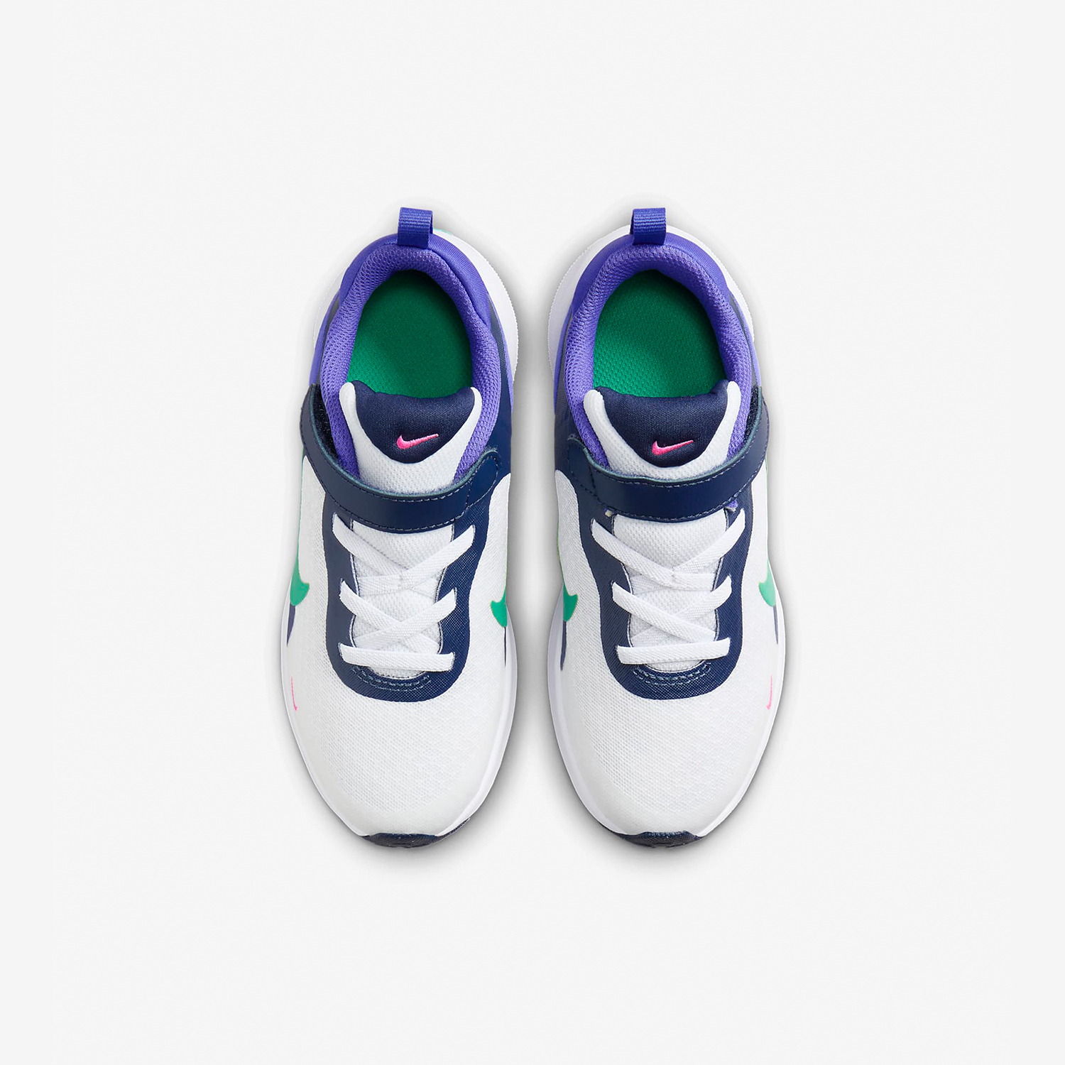 Nike REVOLUTION 7 Kids Magic Tape Casual Sports Shoes FB7690-101