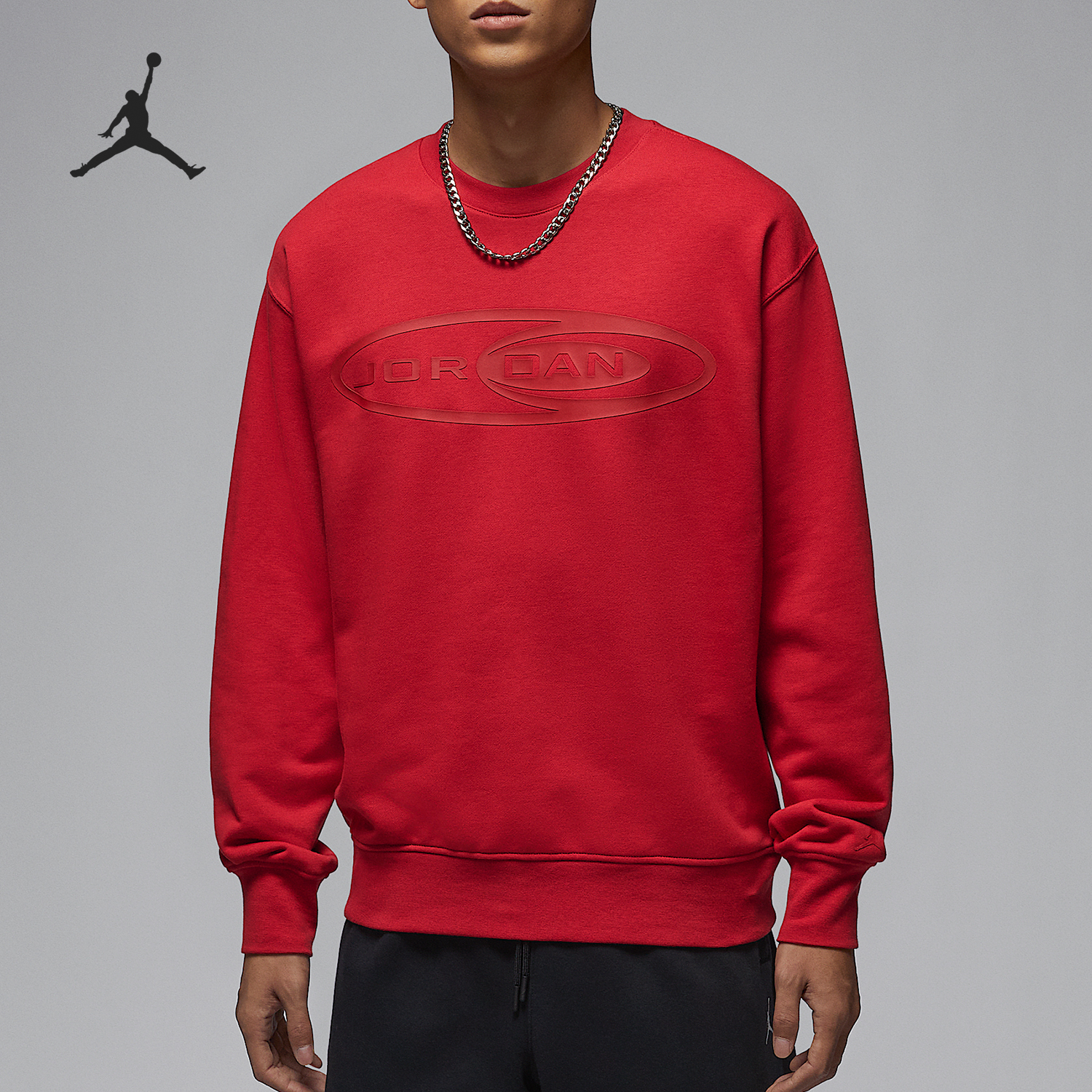 Nike Jordan Essentials Men's Round Neck Sports Hooded Sweatshirt HV9284-636