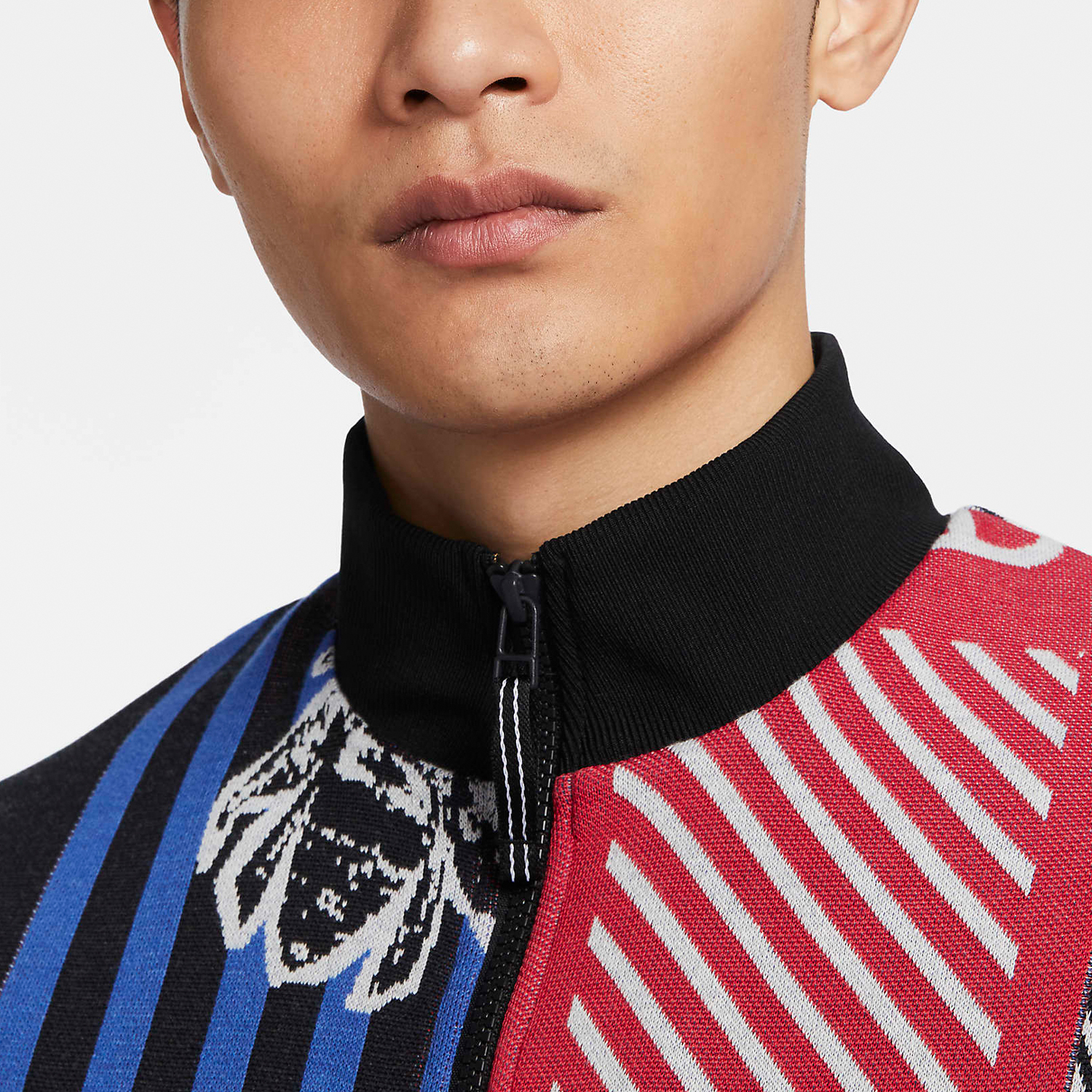 Nike New Men's Stand Collar Printed Casual Sports Jacket FN2396-010