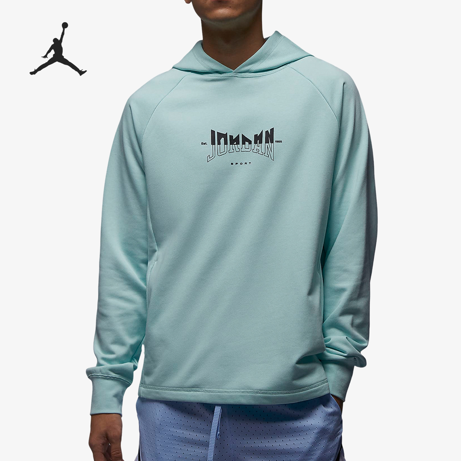 Nike JORDAN Men's Casual Printing Breathable Sports Hoodie FQ6809-346