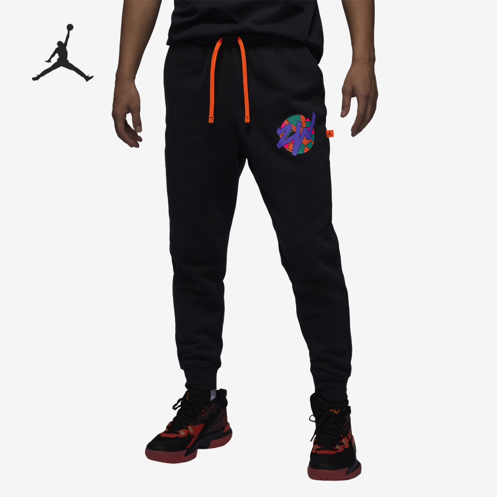 Nike JORDAN Men's Sports Fleece Lined Casual Warm Tapered Pants FD2393-010