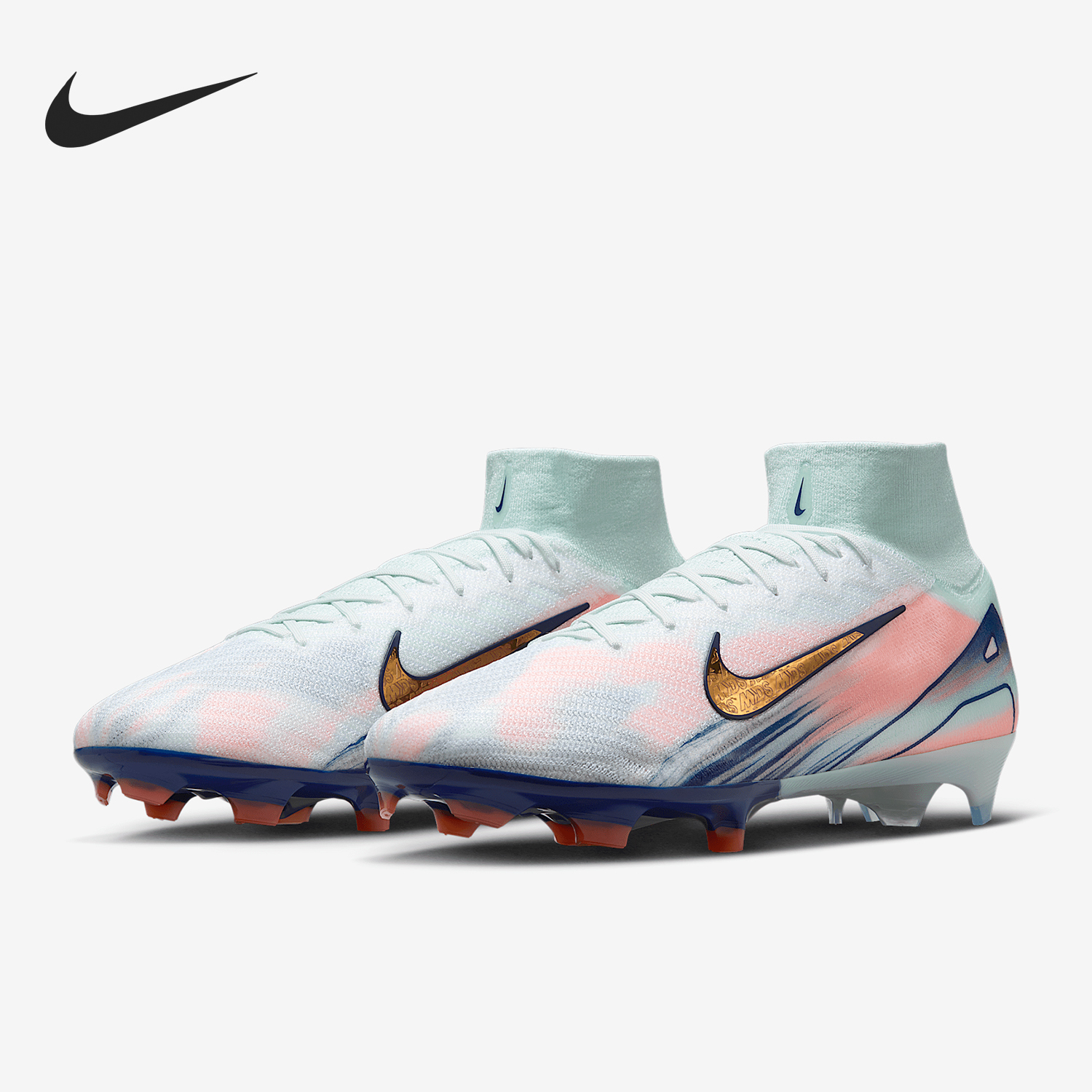 Nike MDS009 Men's High Studs Cushioned Racing Football Shoes FZ1385-300