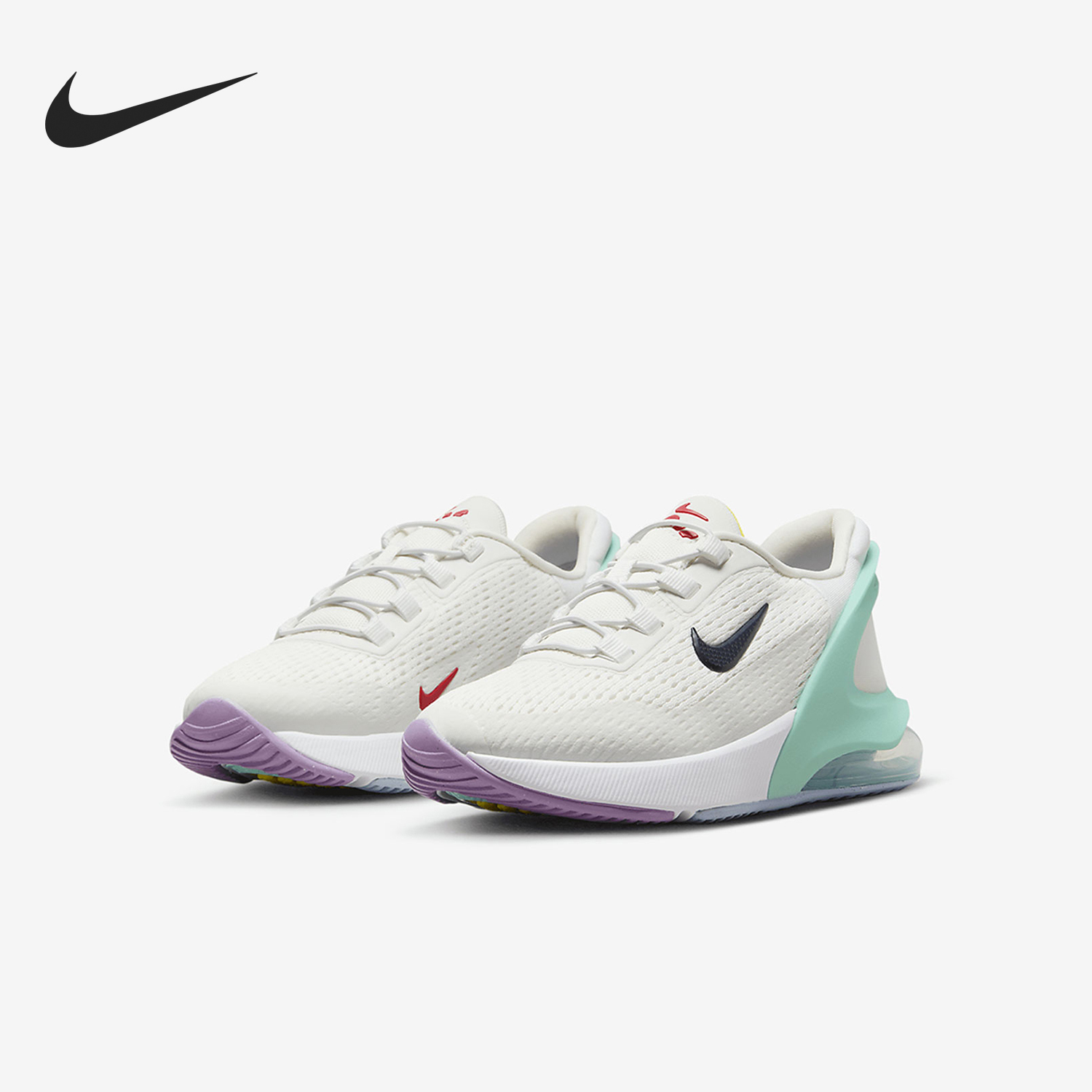 Nike Air Max 270 GO Kids Low-Top Shock Absorption Running Shoes DV1969-105