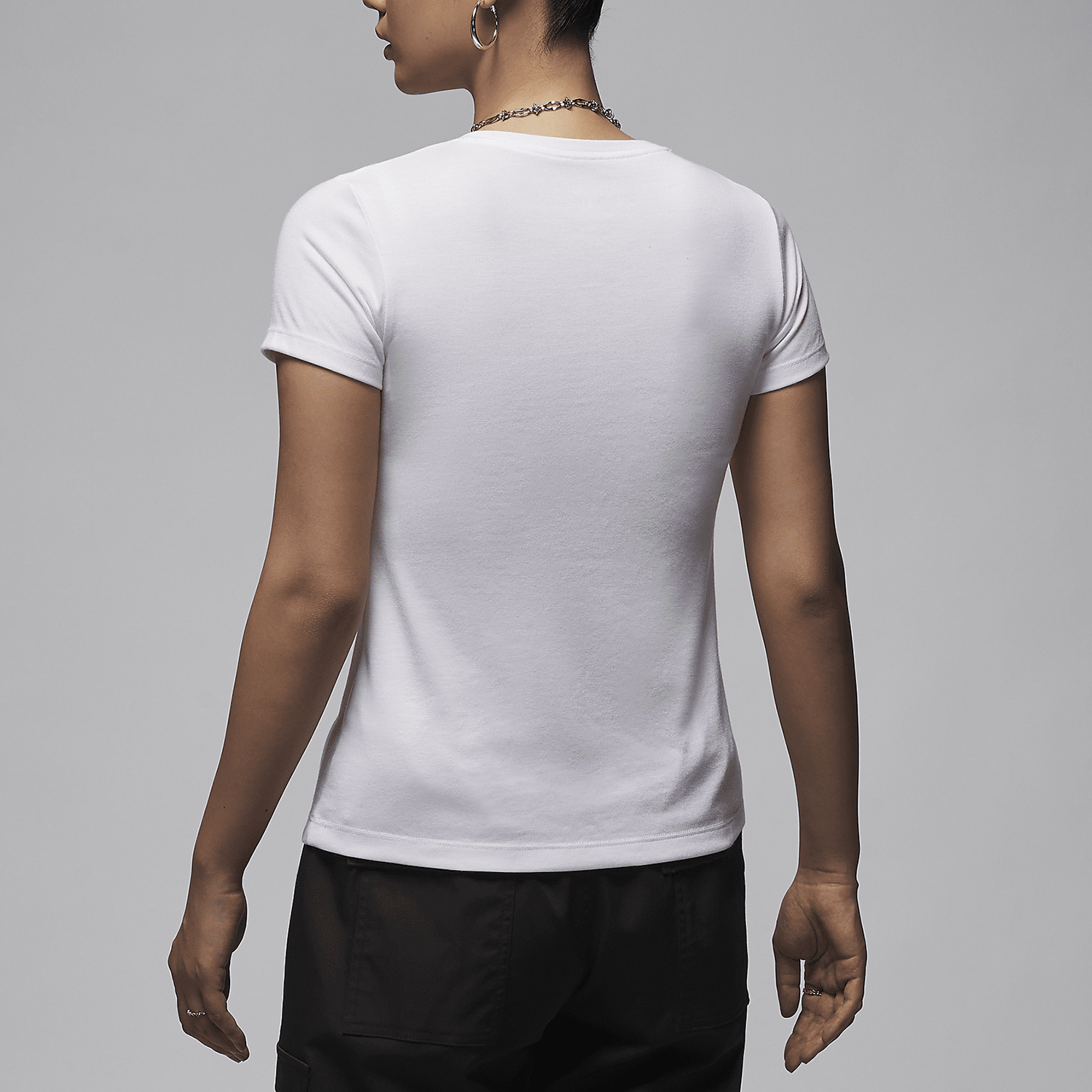 Nike JORDAN Women's Fashion Round Neck Printed Breathable Short Sleeve T-Shirt FN5724-101
