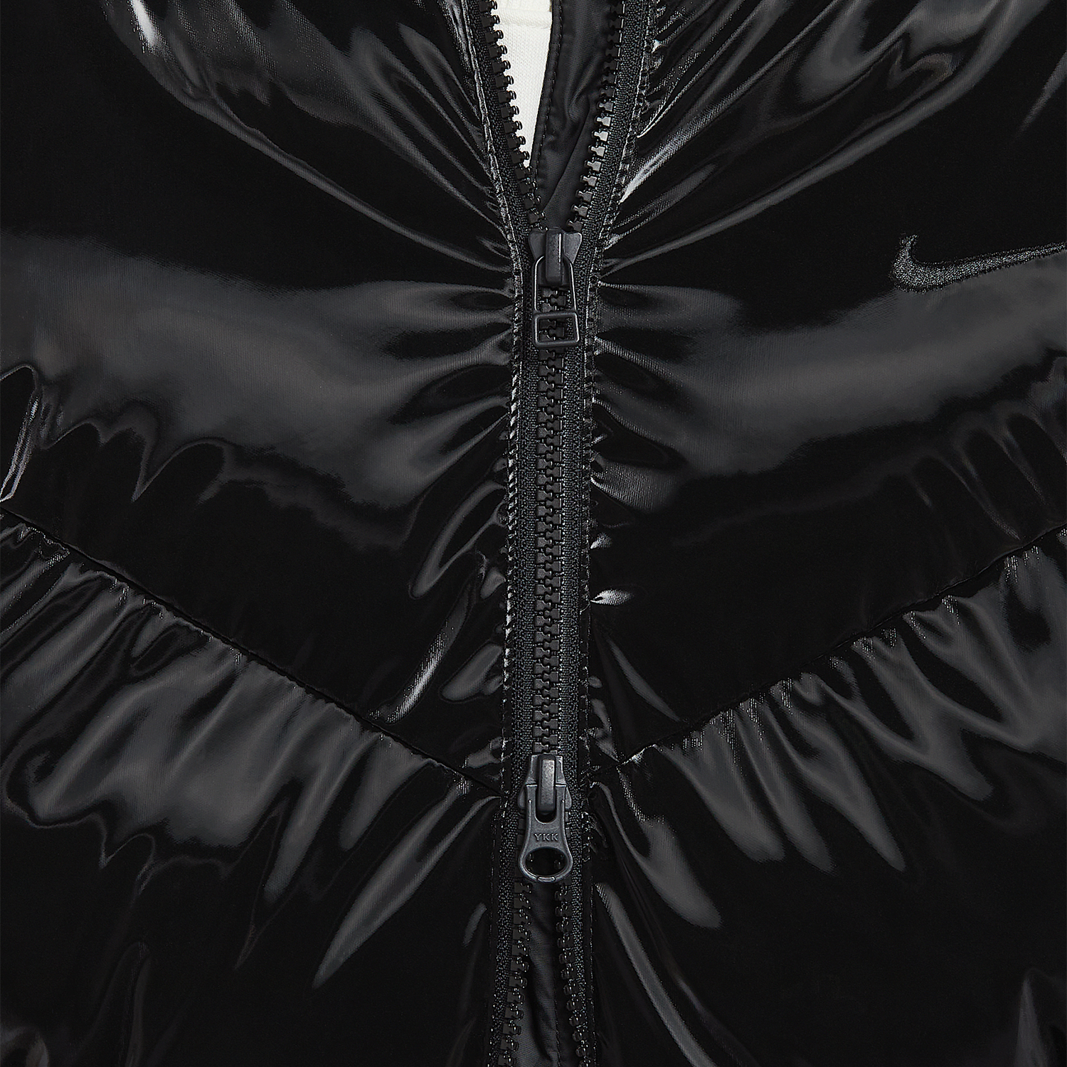 Nike This Season New Women's Glossy Thick Long Cotton Coat FV7828-010