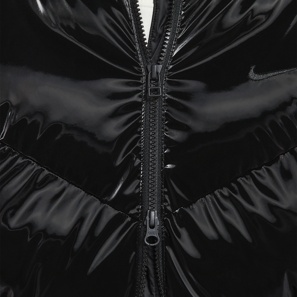 Nike This Season New Women's Glossy Thick Long Cotton Coat FV7828-010