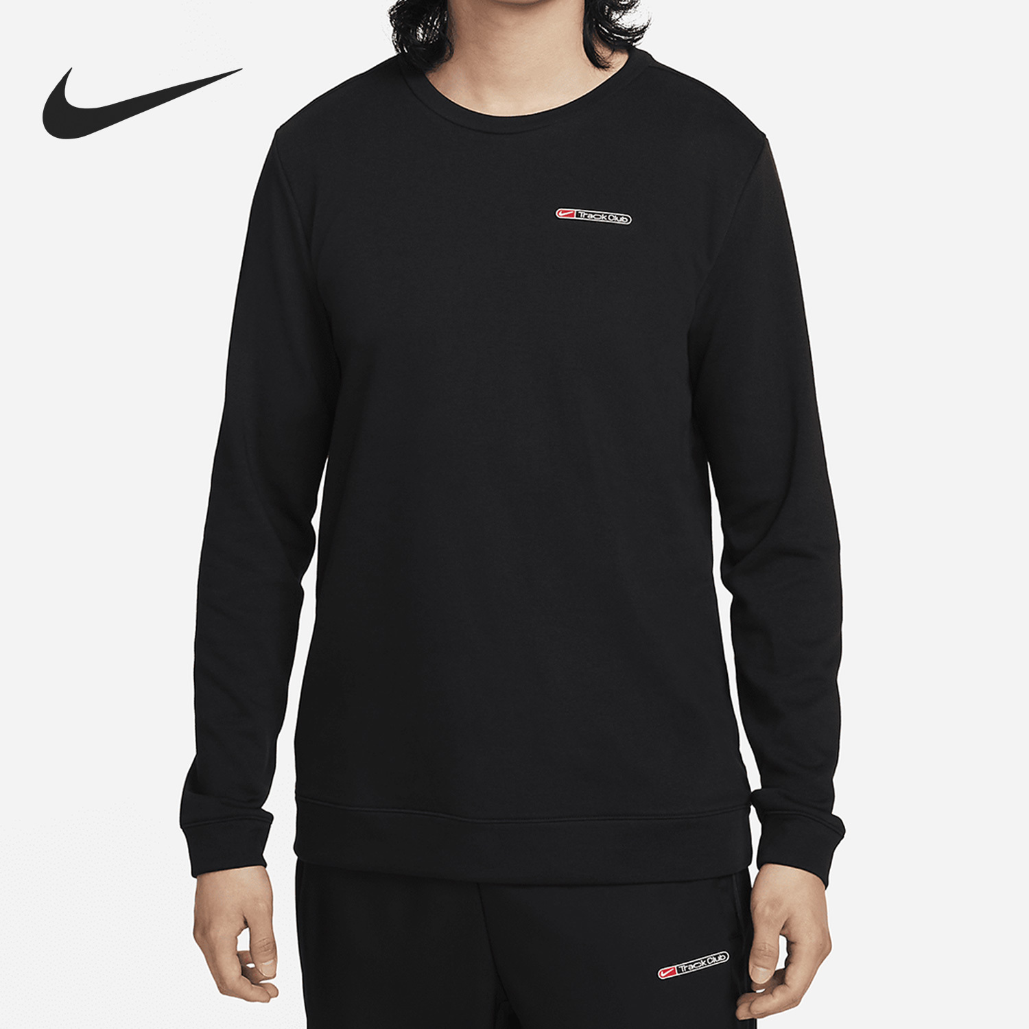 Nike New Season Men's Sports Breathable Casual Round Neck Simple Sweatshirt FB5510-010